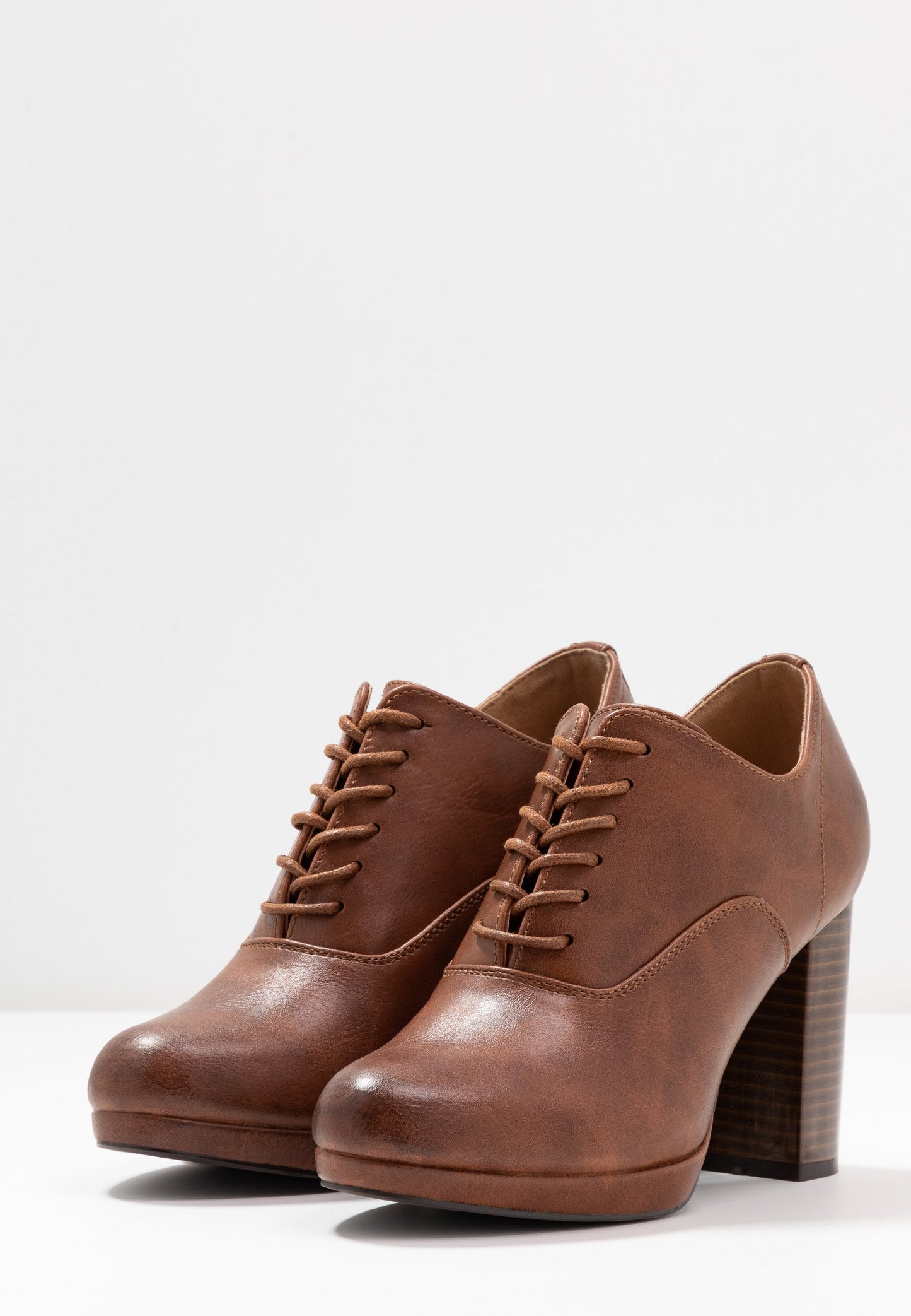 Anna Field Comfort - High Heeled Ankle Boots - Cognac