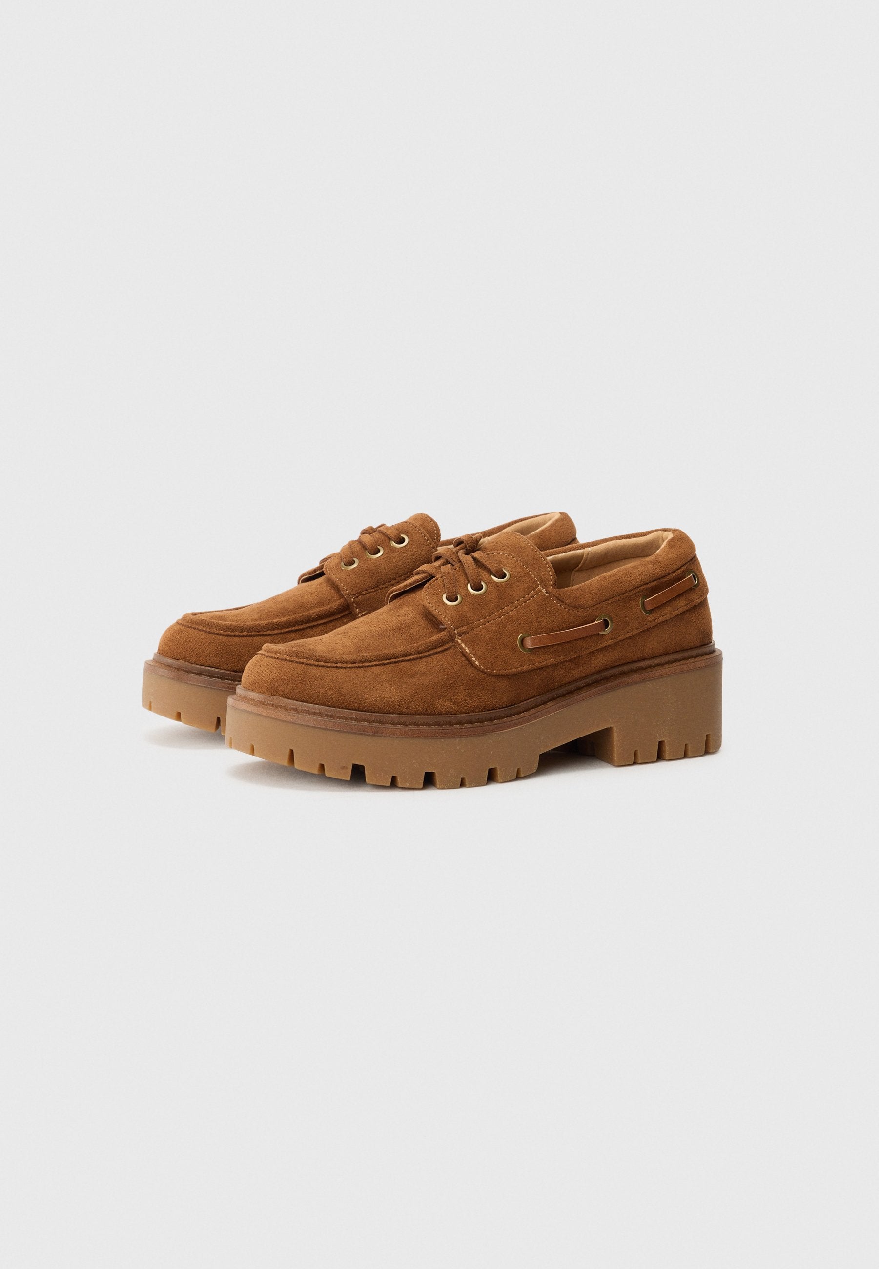 Anna Field Boat Shoes - Brown