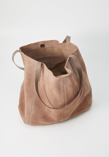 Anna Field LEATHER - Tote Bag - Taupe