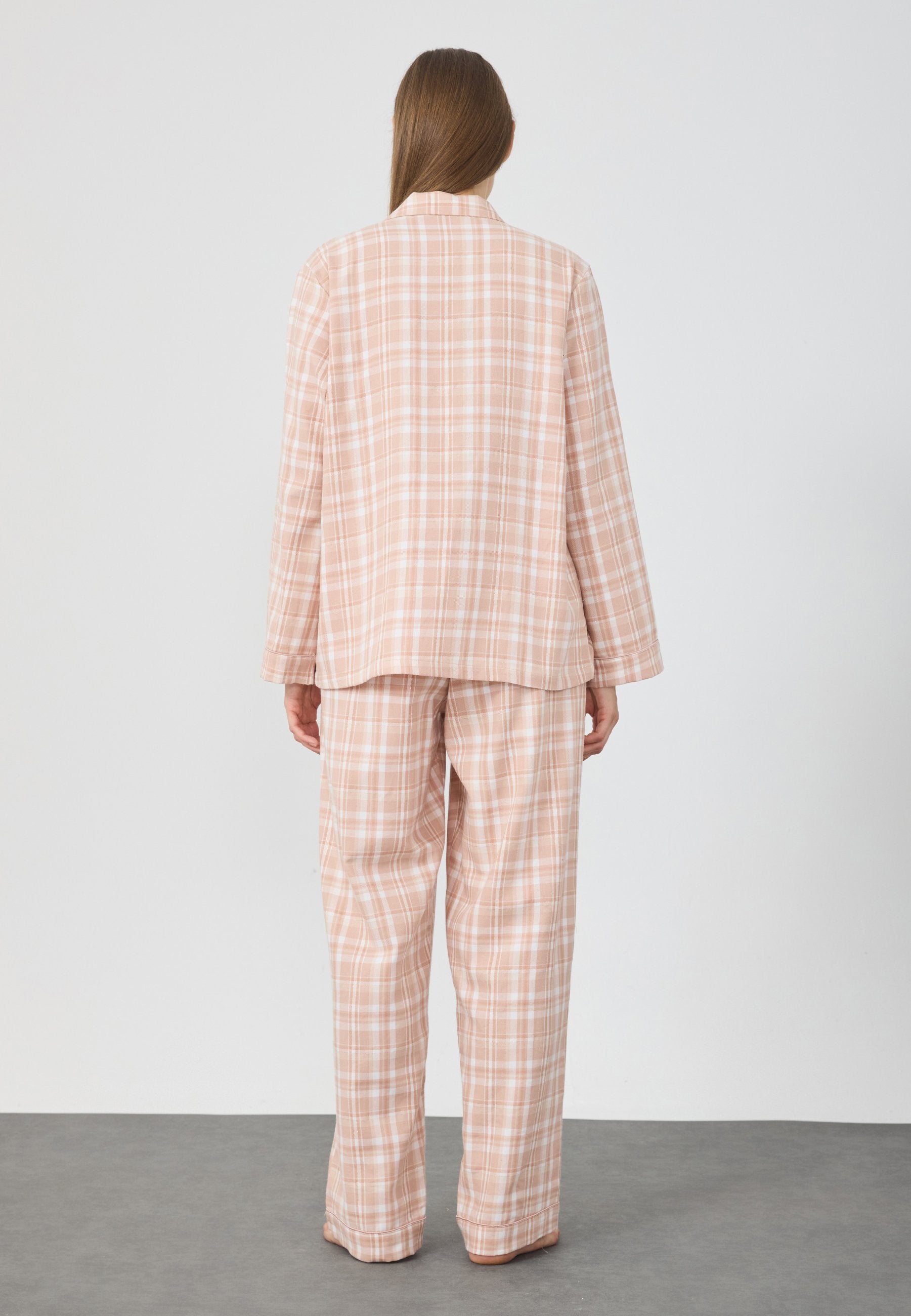 Anna Field FLANNEL SET - Pyjama Set - Beige Based