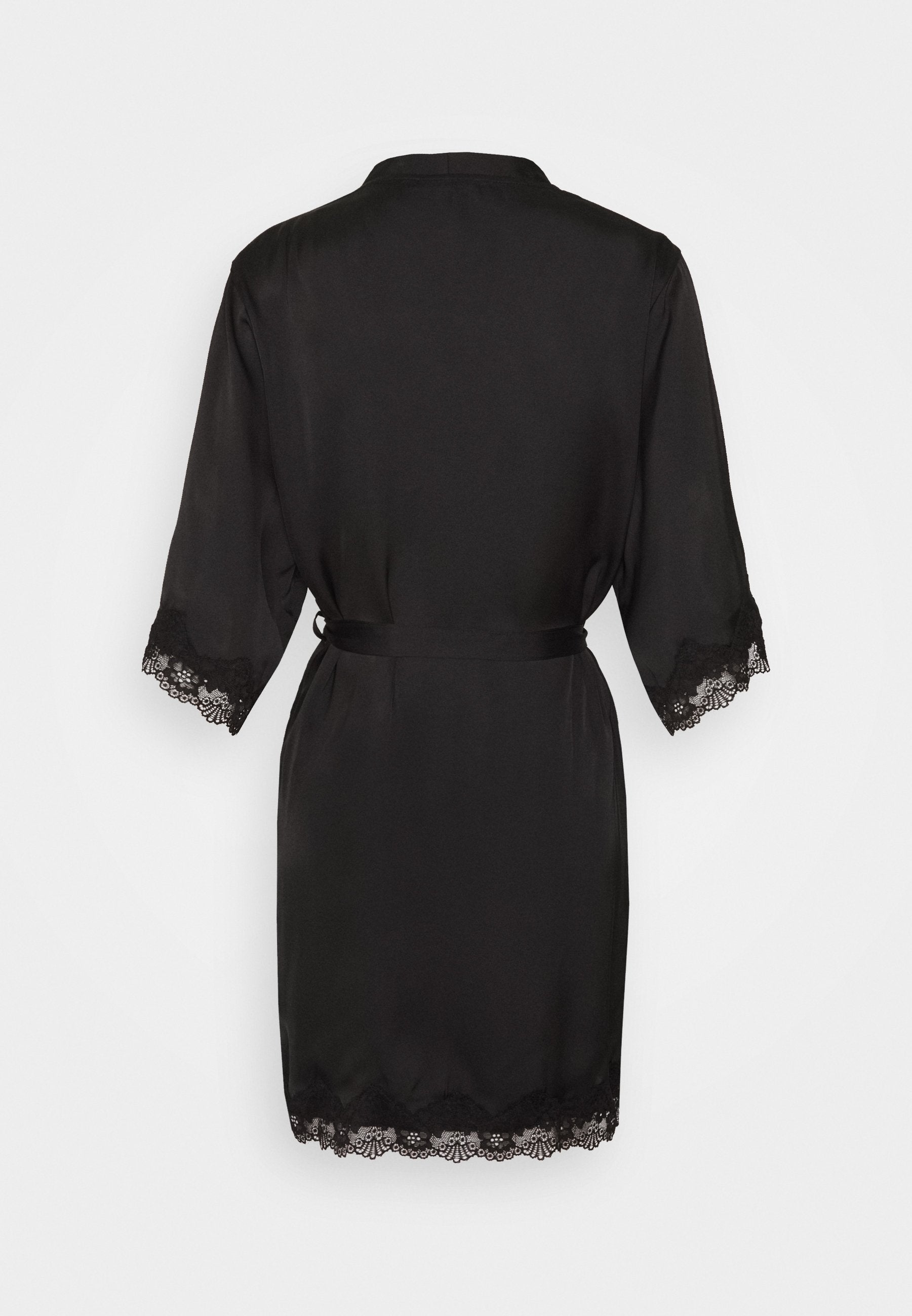 Anna Field Dressing Gown - Black
