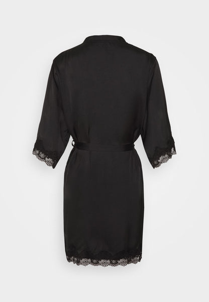 Anna Field Dressing Gown - Black