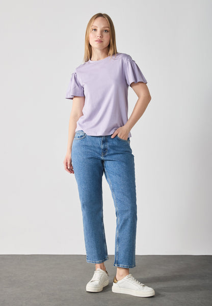Anna Field Basic T-shirt - Wisteria