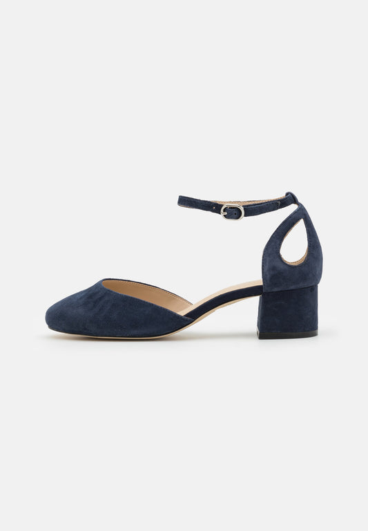  LEATHER - Classic Heels - Dark Blue