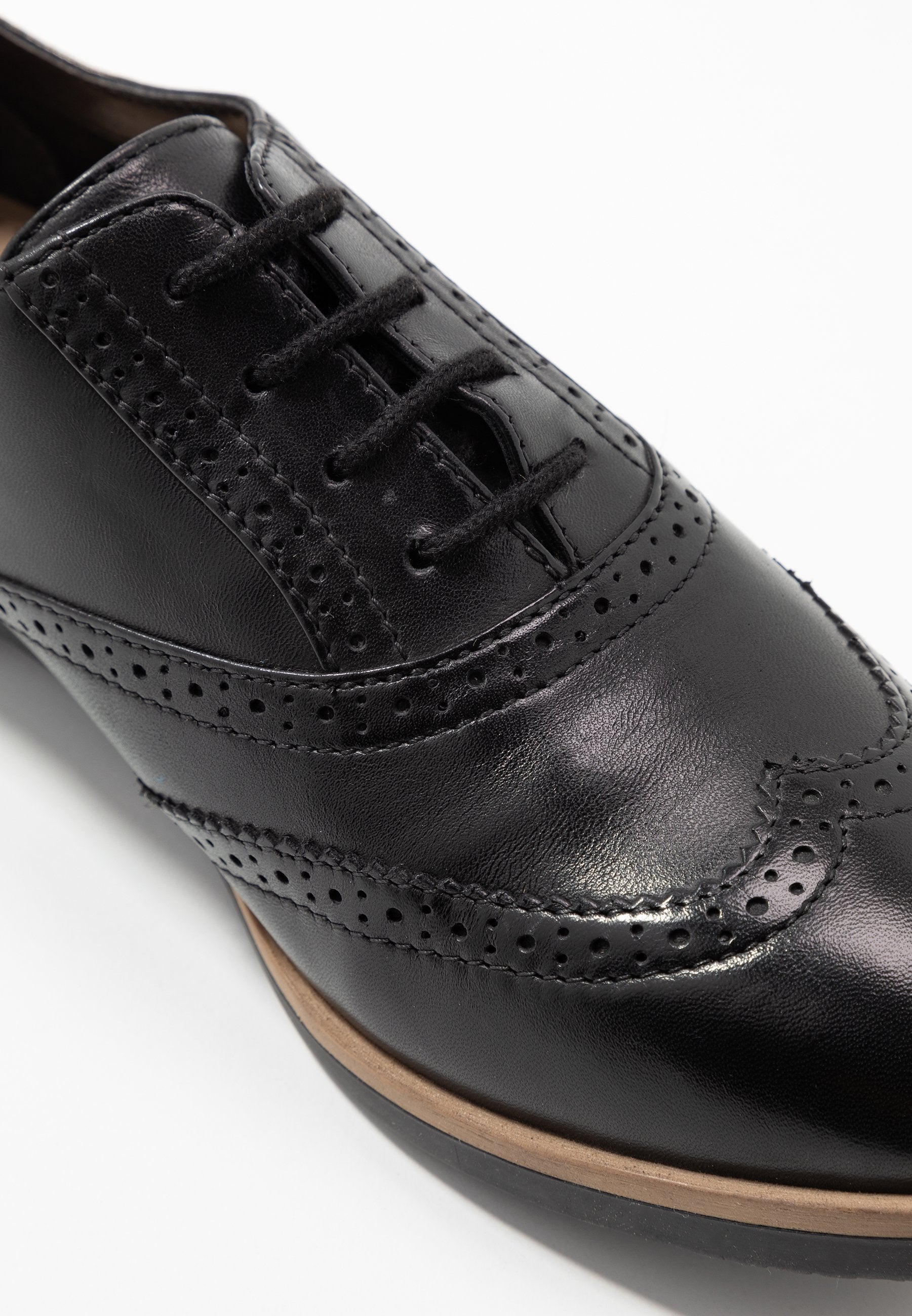 Anna Field Leather- Lace-Ups - Black