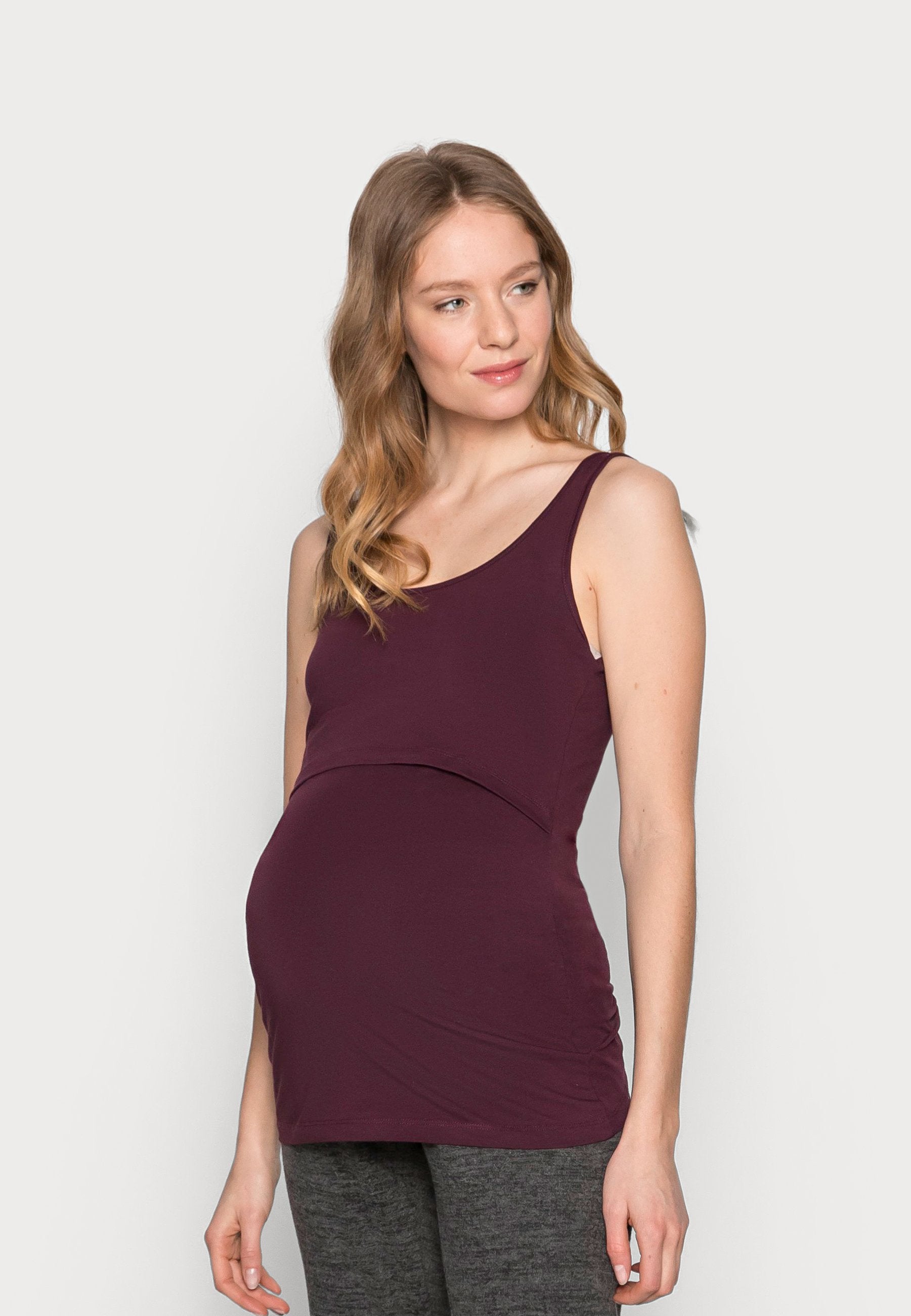  Nursing 2 Pack - Top - Top - Bordeaux/Black