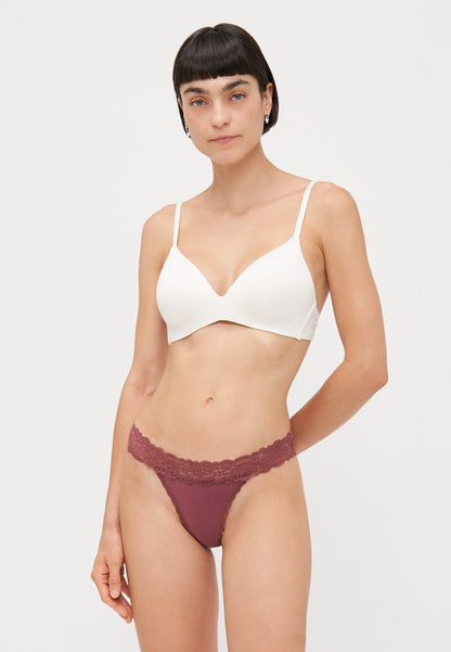 Anna Field 10 PACK - Thong - Red/taupe/light Pink/ecru/ White