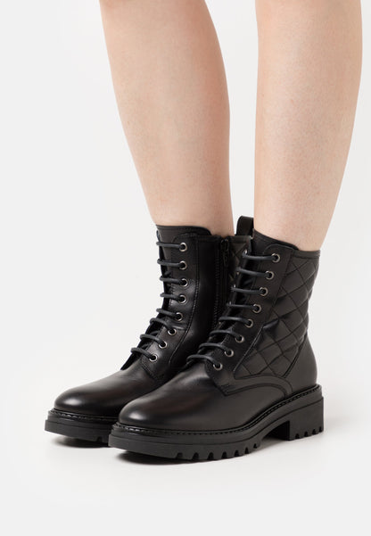 Anna Field Leather - Lace-Up Ankle Boots - Black