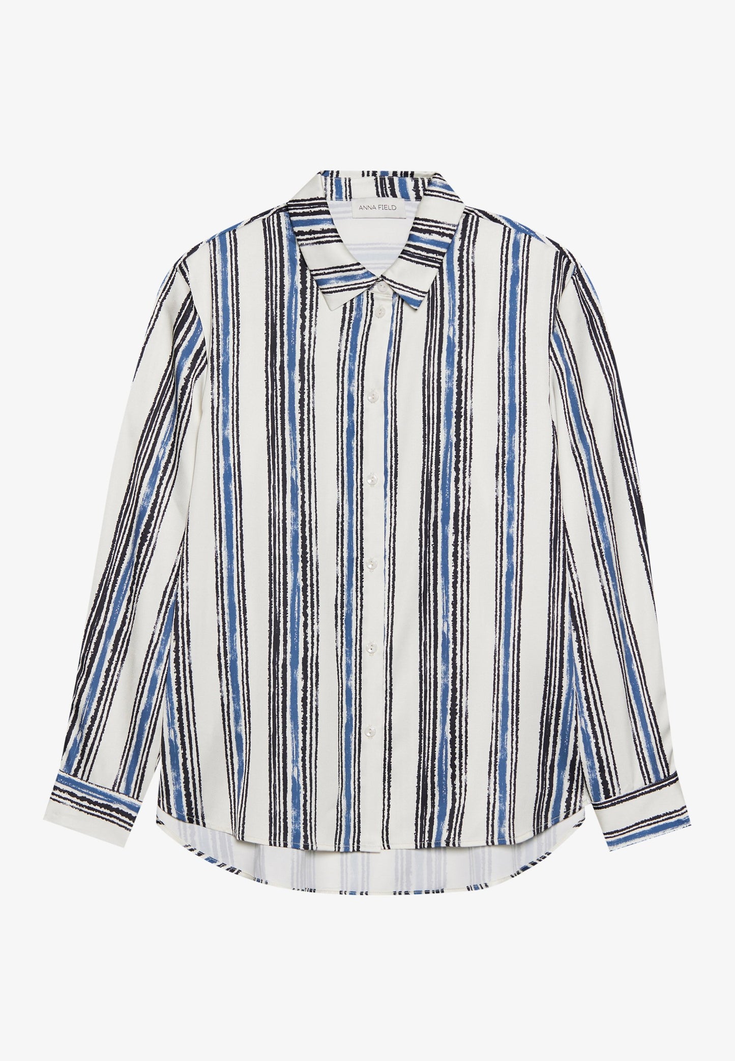 Anna Field Button-down Blouse - Dark Purple