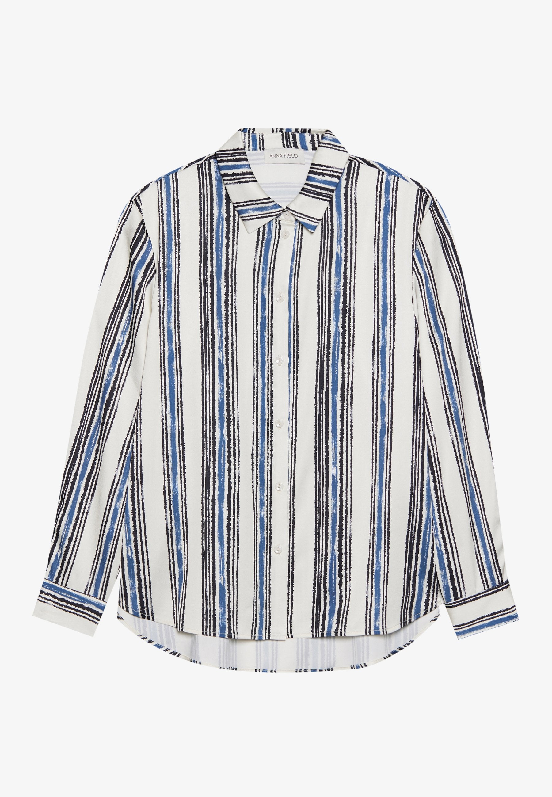 Anna Field Button-down Blouse - Dark Purple