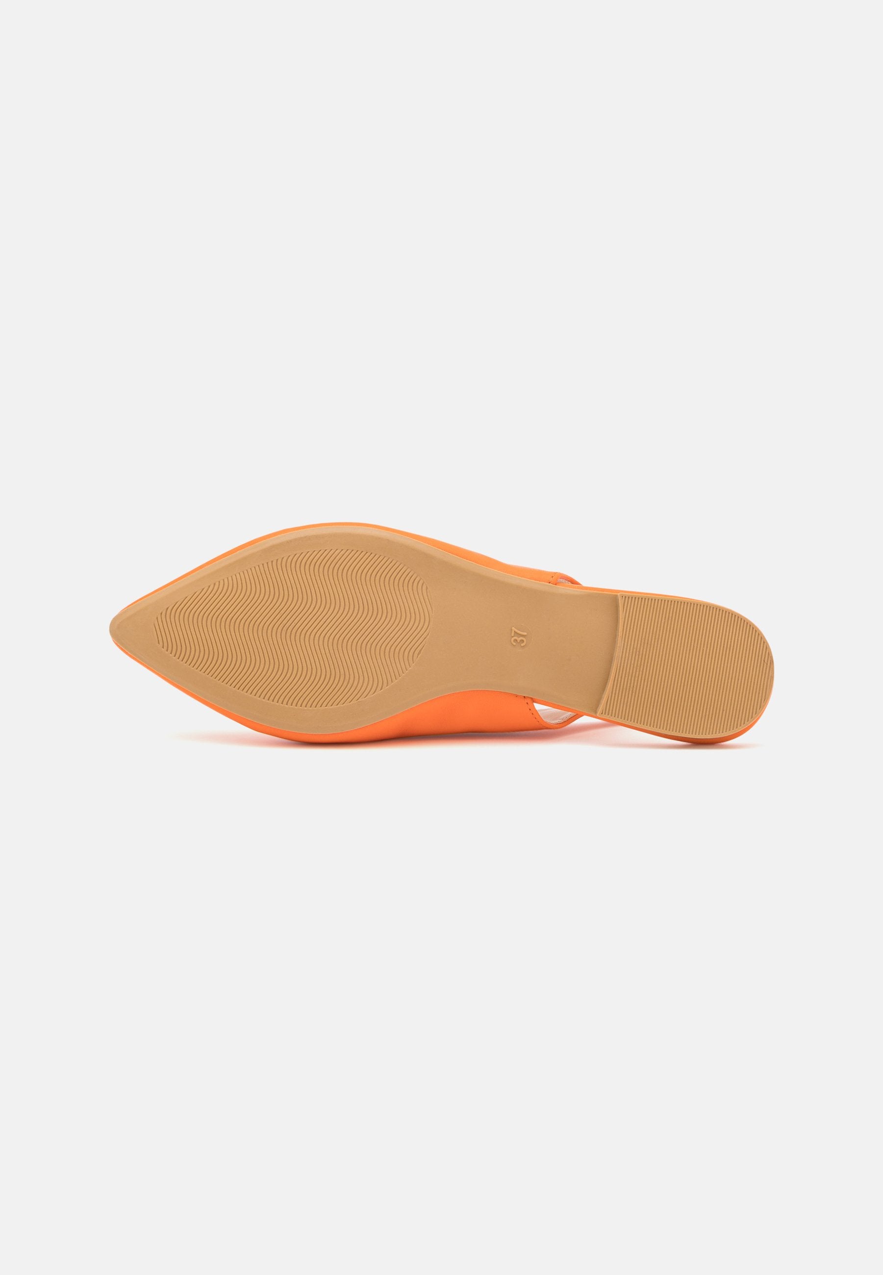 Anna Field Slingback Ballet Pumps - Orange