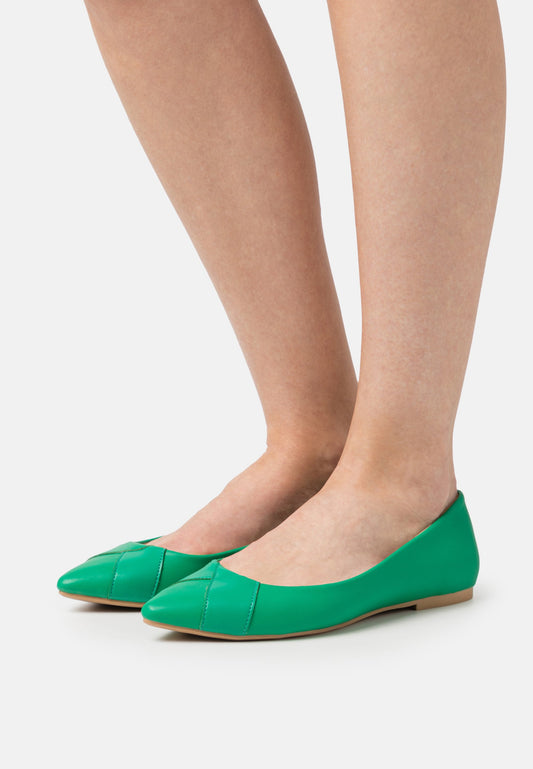 Anna Field Ballet Pumps - Green