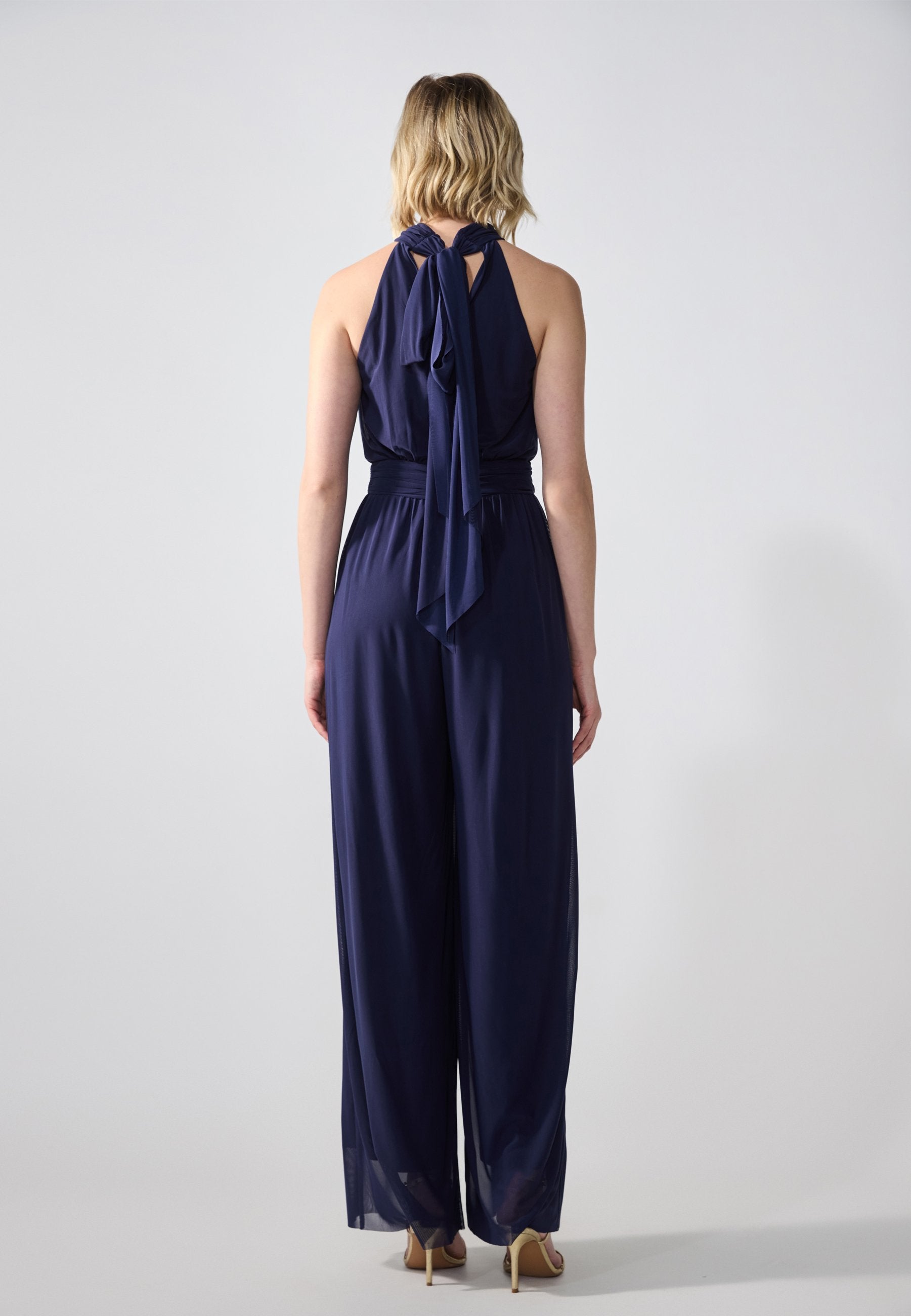 Anna Field ALL OVER MESH - Jumpsuit - Dark Blue