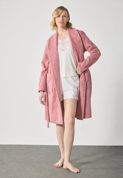 Anna Field Dressing Gown - Light Pink