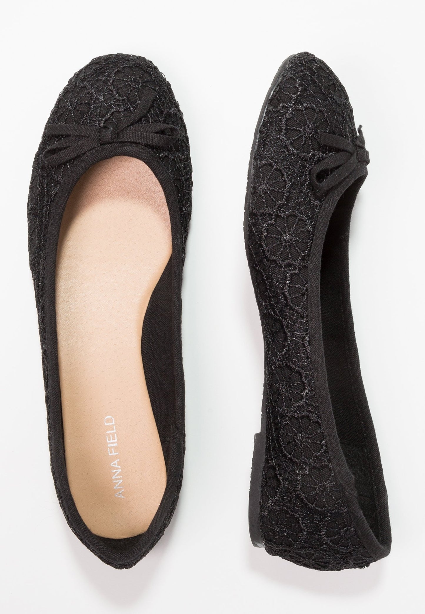 Anna Field Ballet Pumps - Black