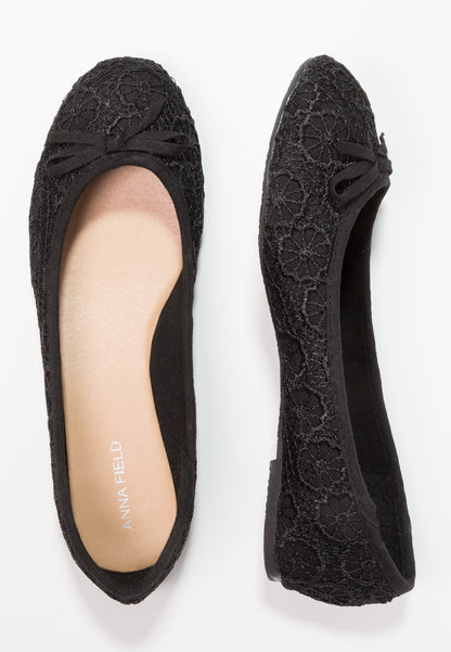 Anna Field Ballet Pumps - Black