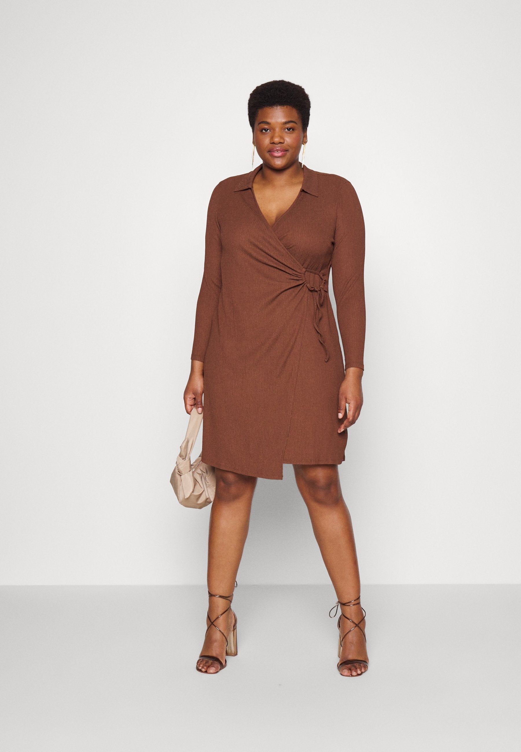  Jersey Dress - Dark Brown