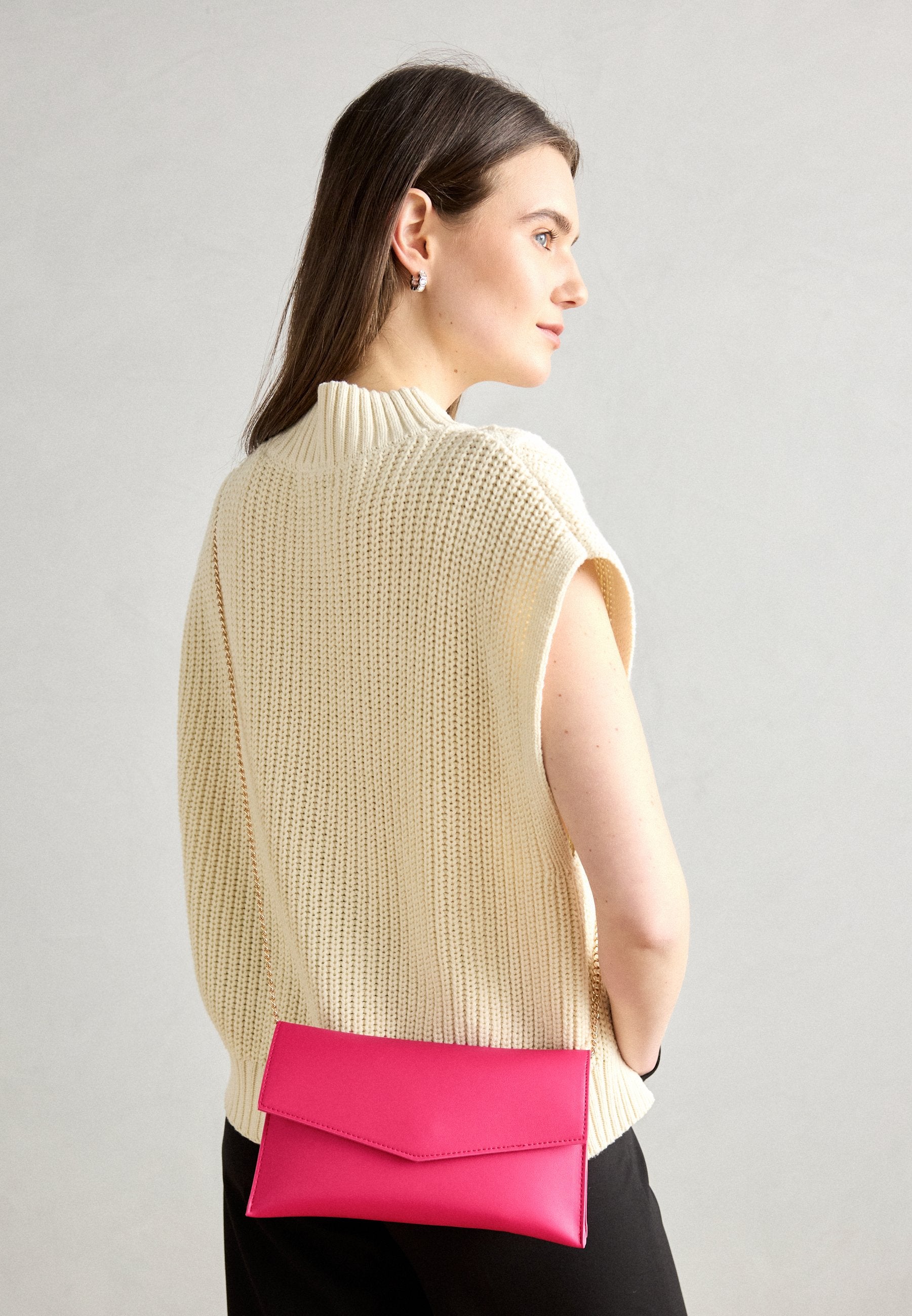 Anna Field Clutch - Nude