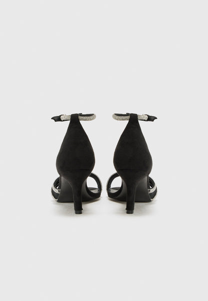 Anna Field Ankle Cuff Sandals - Black