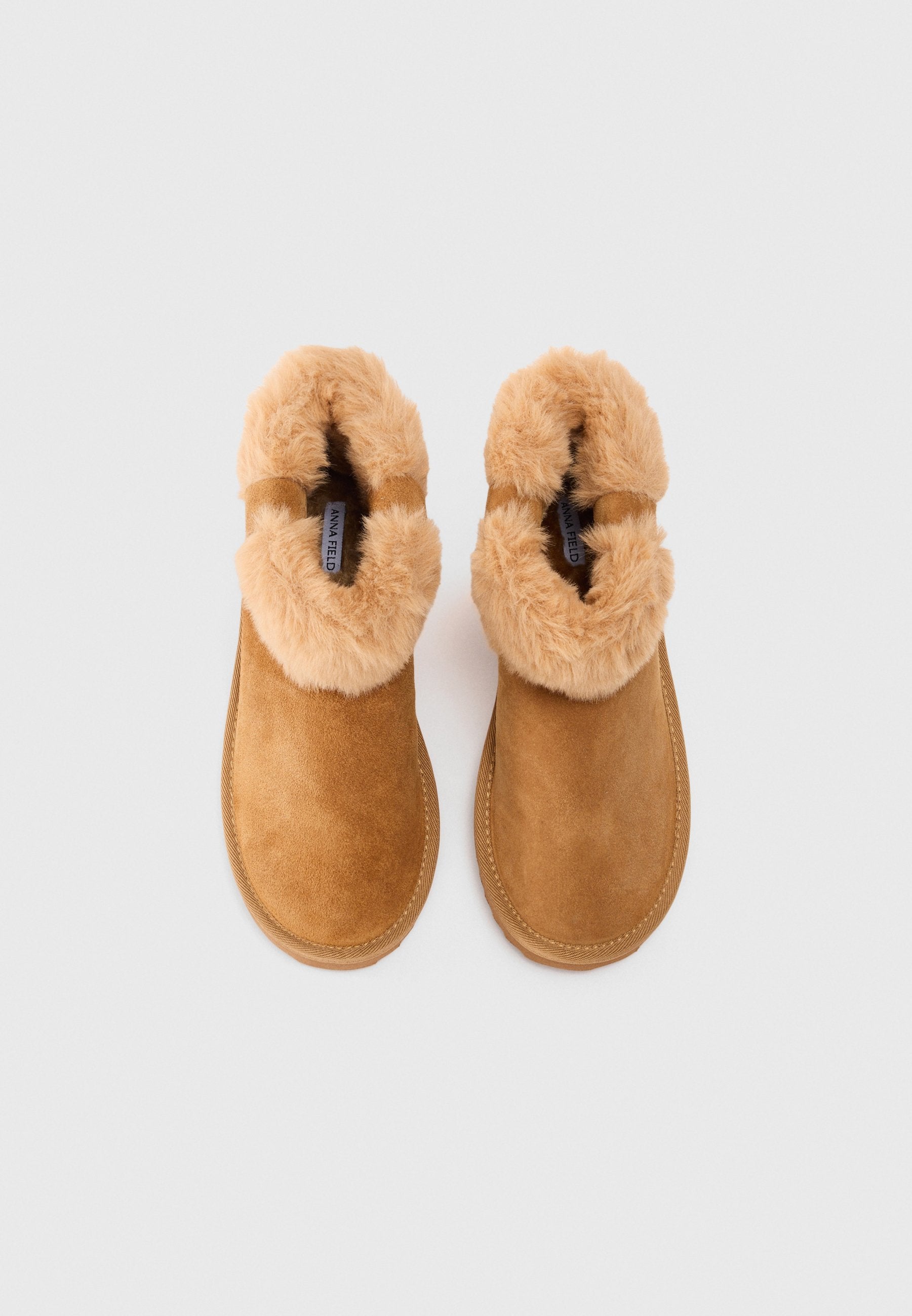 Anna Field LEATHER - Winter Boots - Cognac