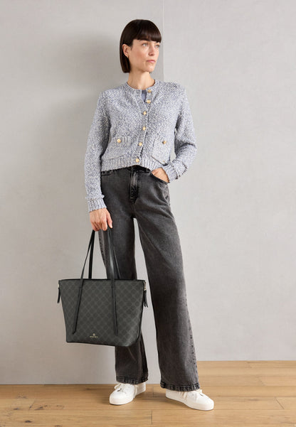 Anna Field Handbag - Grey/black