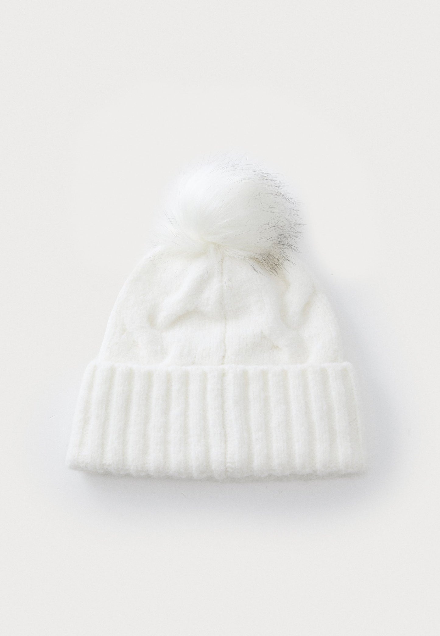 Anna Field Beanie - White