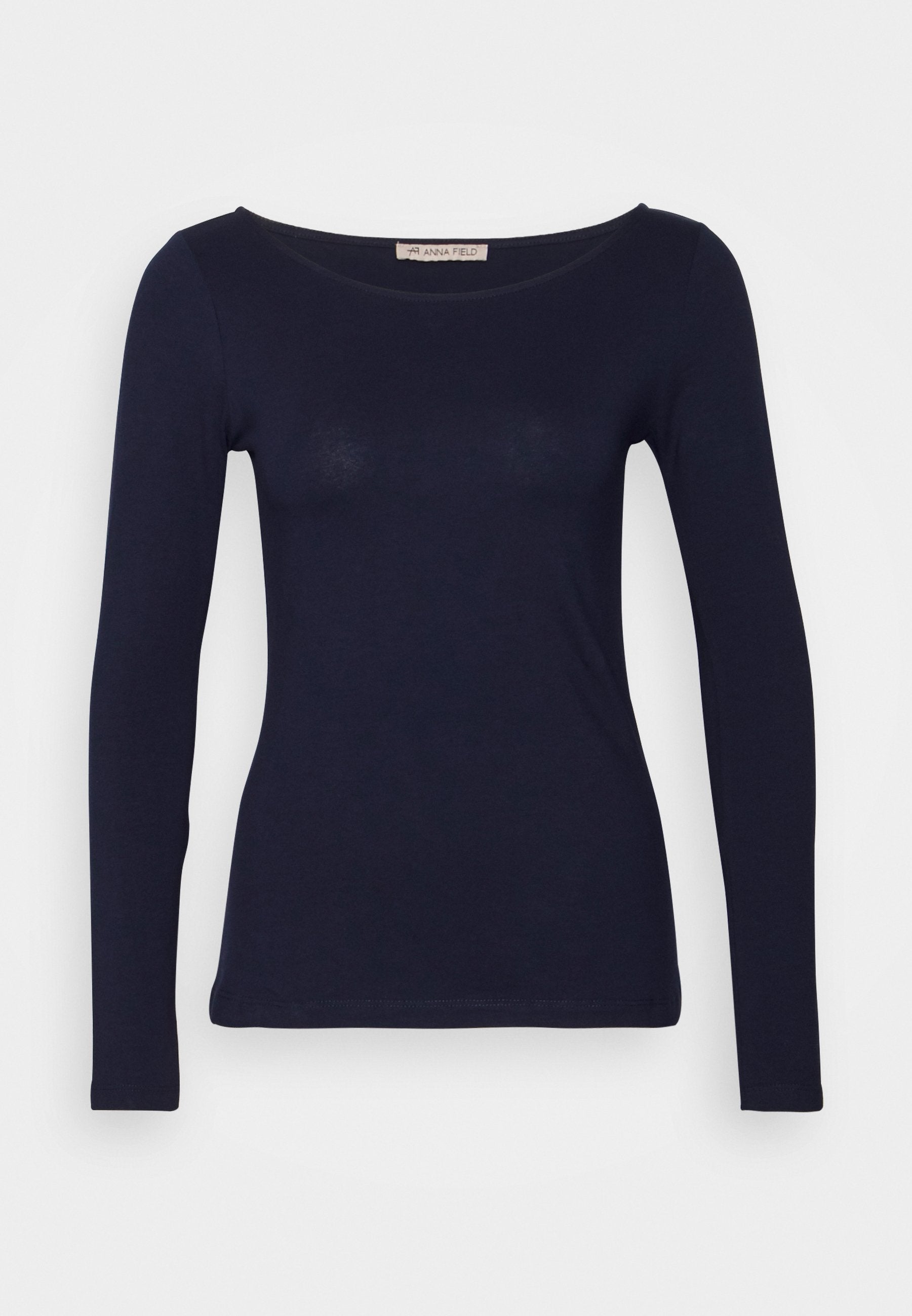 Anna Field 2 Pack - Long Sleeved Top - White/Navy