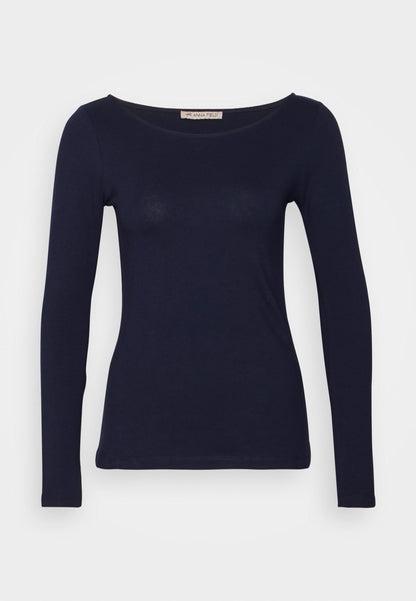 Anna Field 2 Pack - Long Sleeved Top - White/Navy
