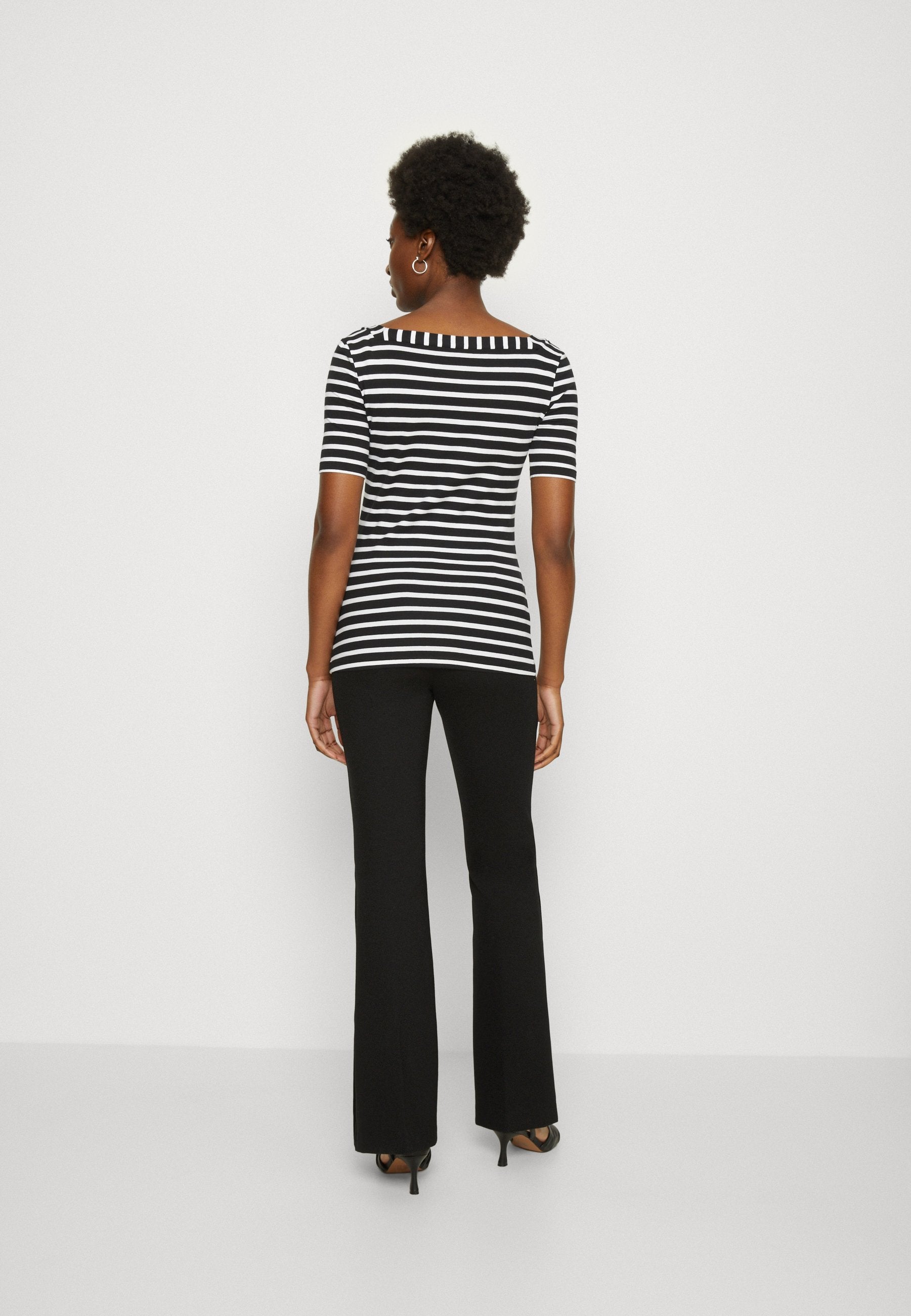 Anna Field Print T-Shirt - Black/White