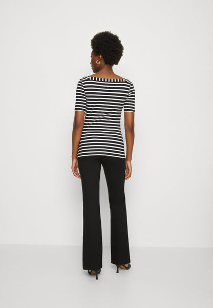 Anna Field Print T-Shirt - Black/White