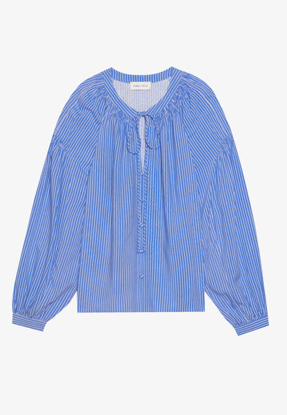 Anna Field Blouse - White/blue