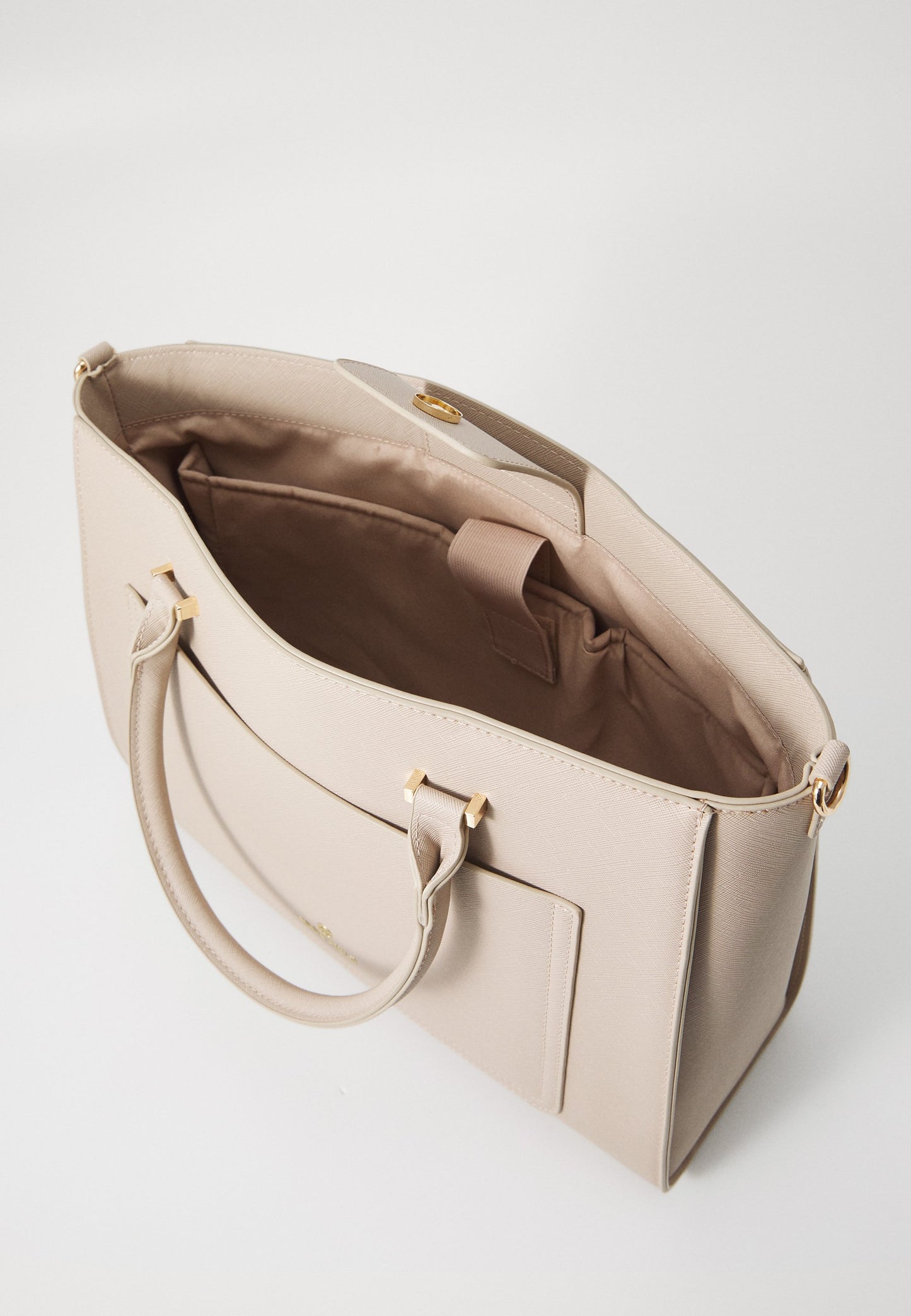 Anna Field Laptop Bag - Taupe/offwhite
