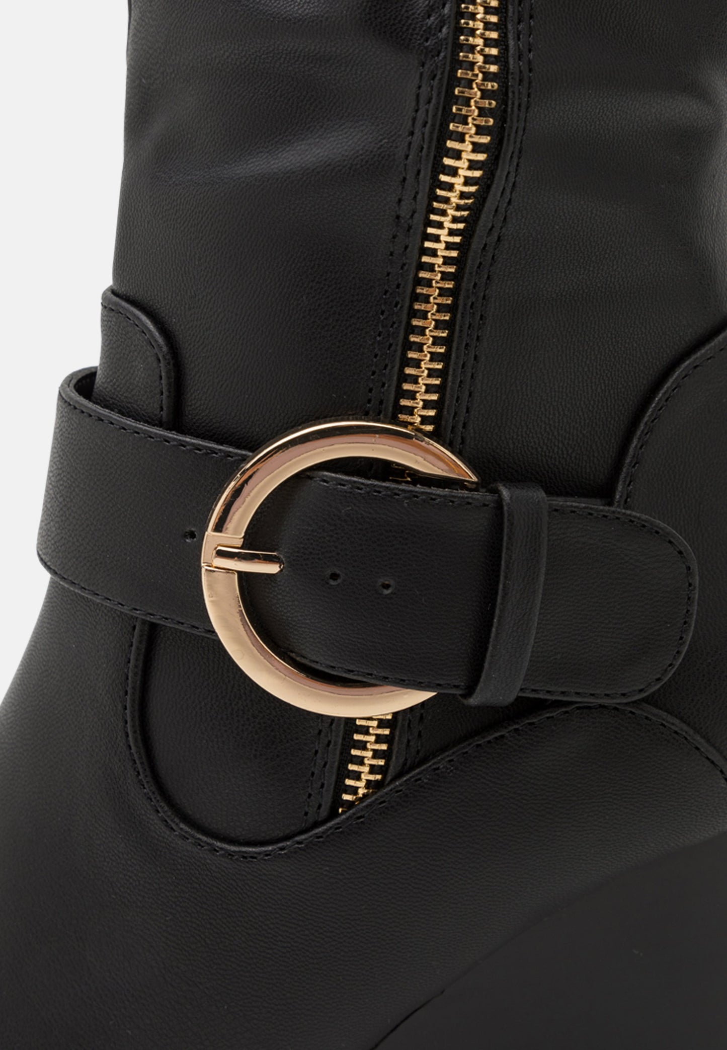 Anna Field Wedge Boots - Black