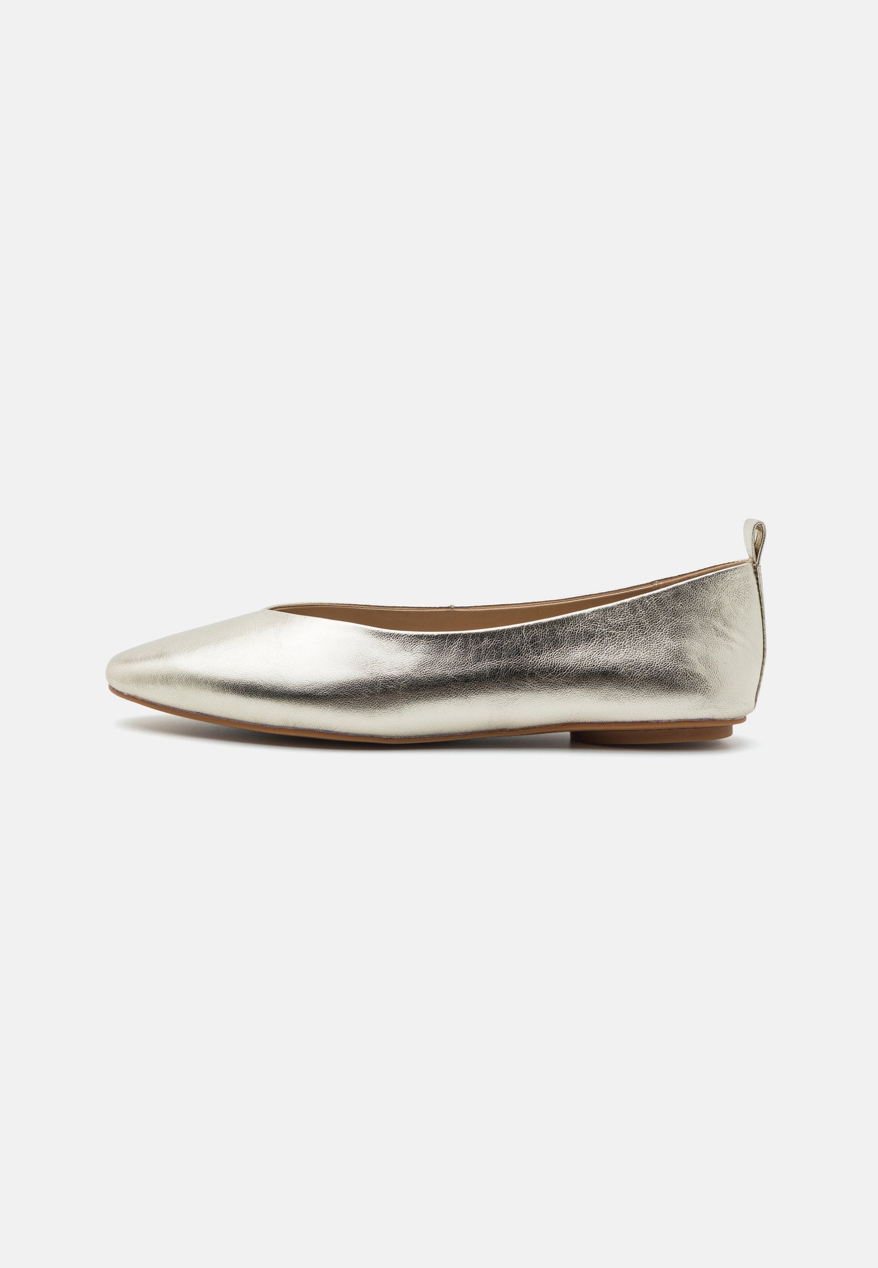 Anna Field Leather - Ballet Pumps - Gold