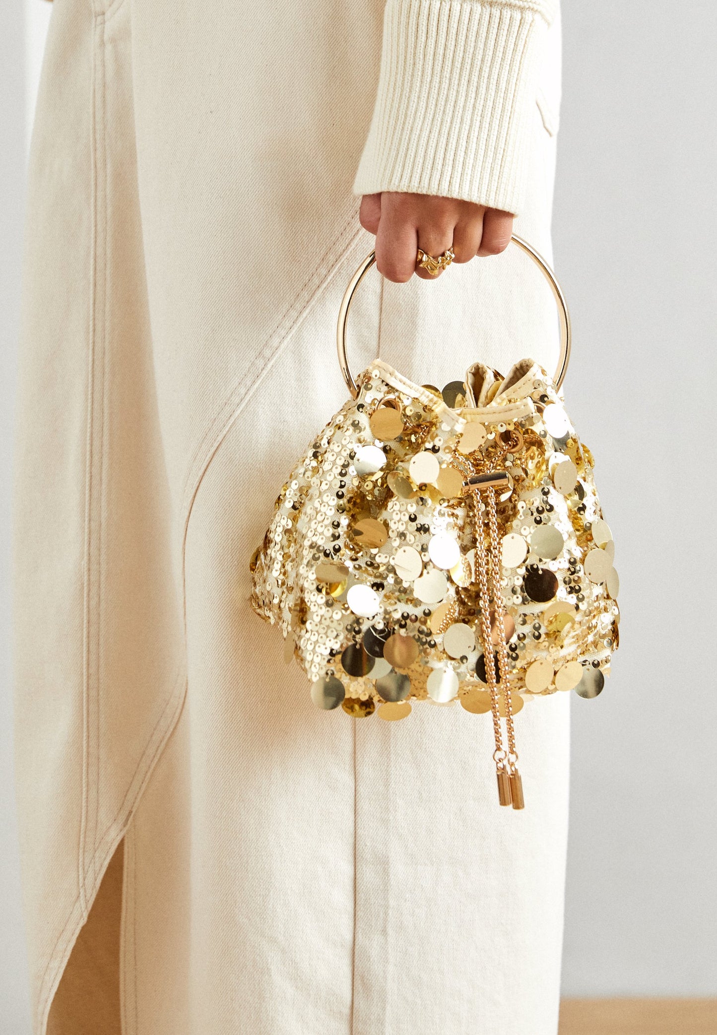 Anna Field Handbag - Gold-coloured