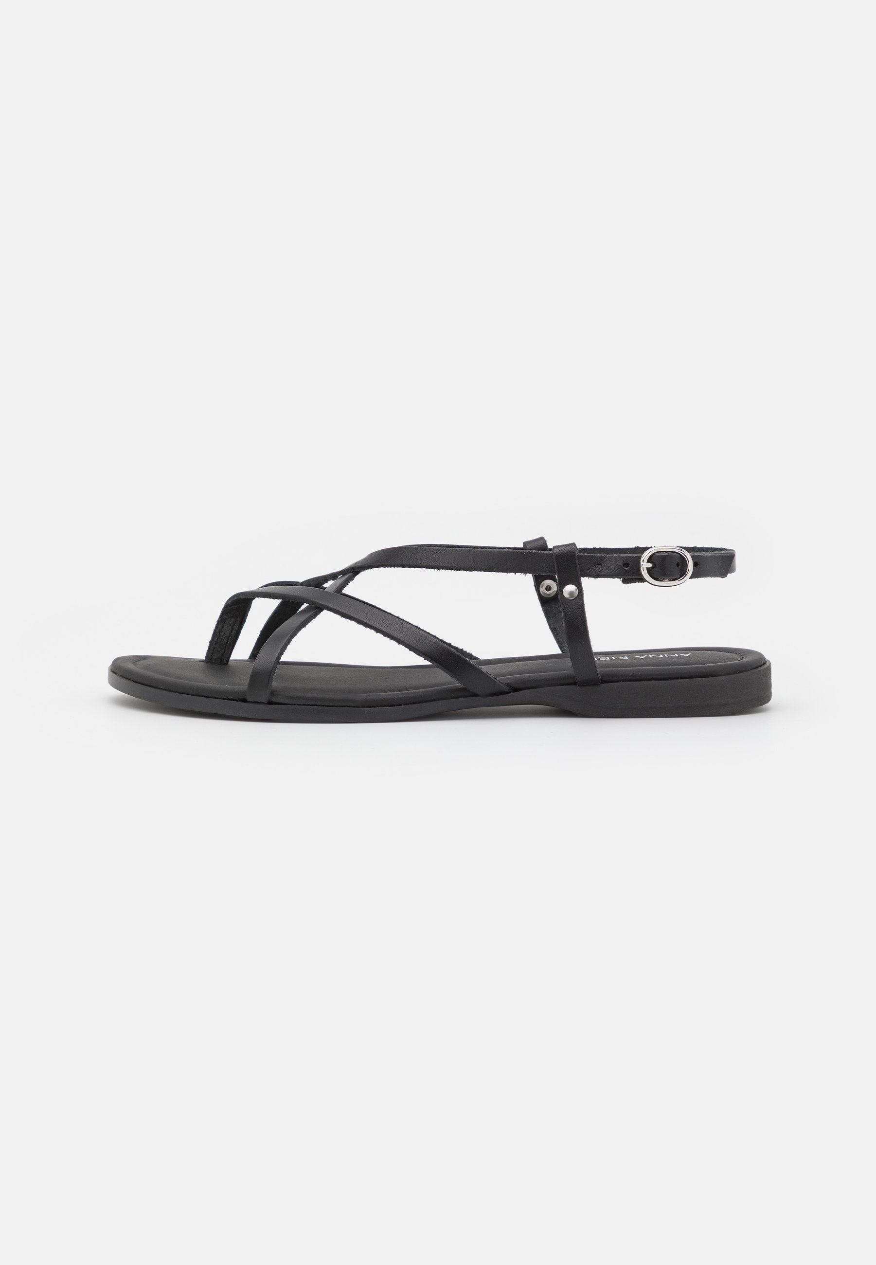 Anna Field Leather- T-Bar Sandals - Black