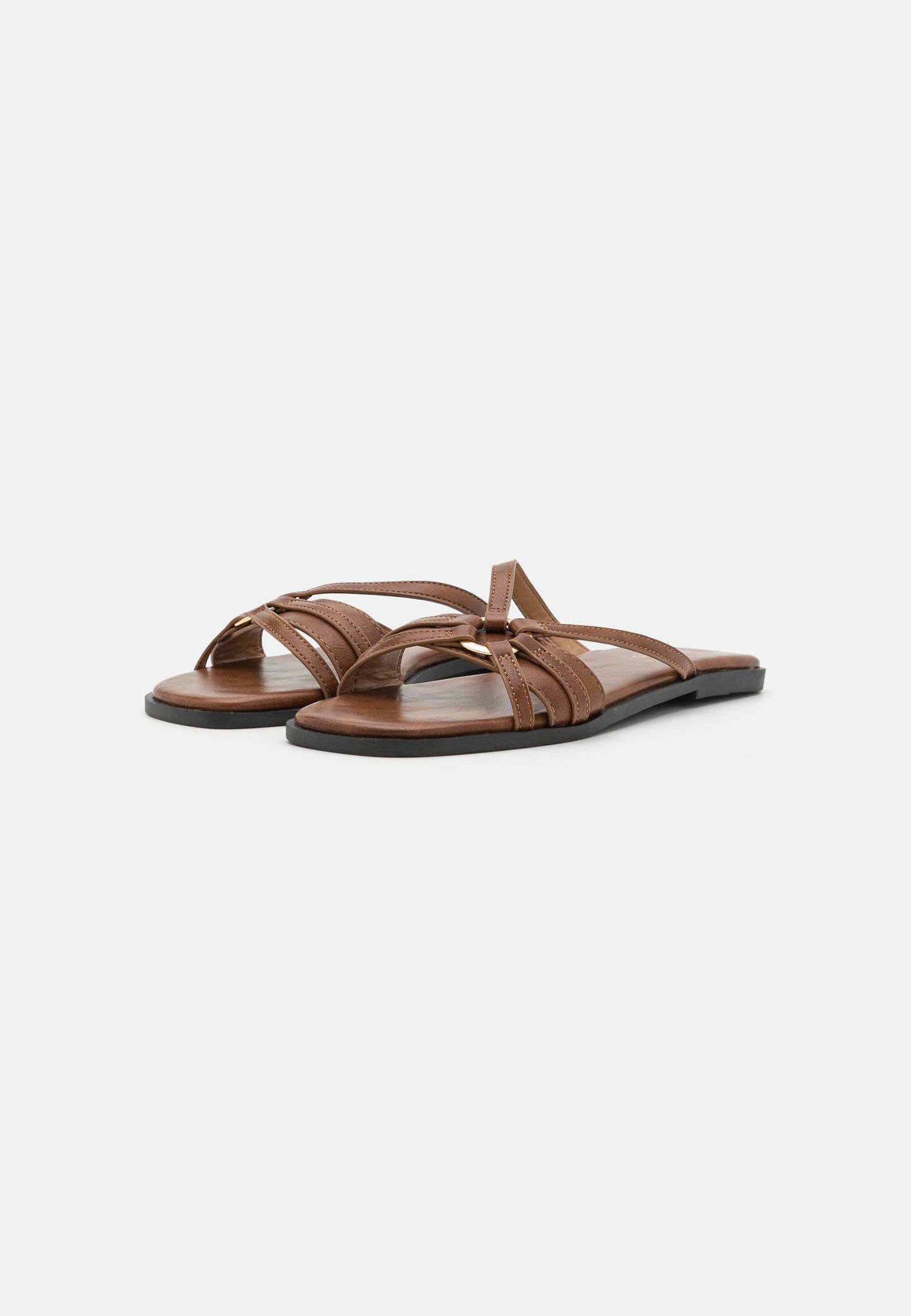 Anna Field Mules - Brown