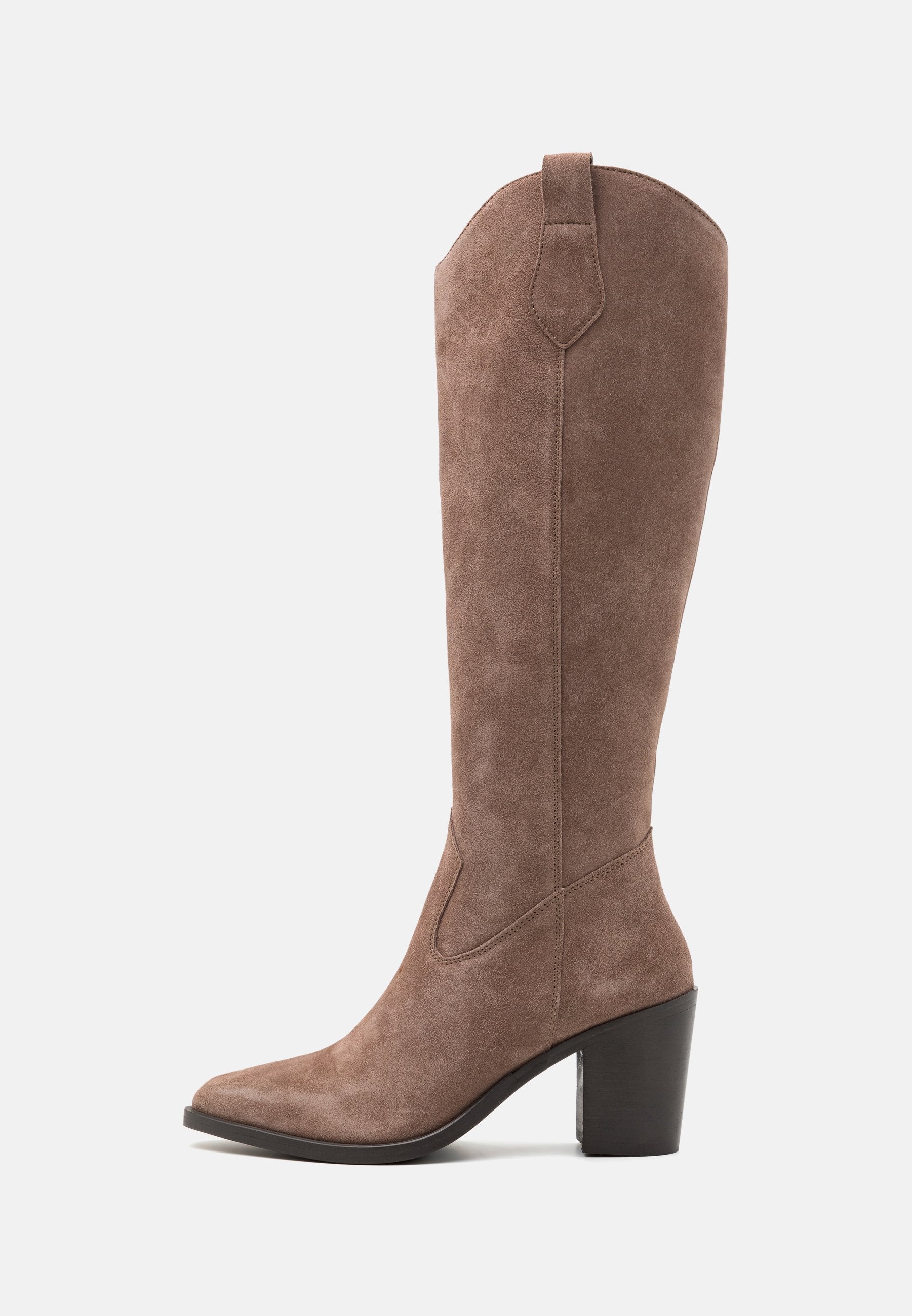 Anna Field LEATHER - High Heeled Boots - Beige