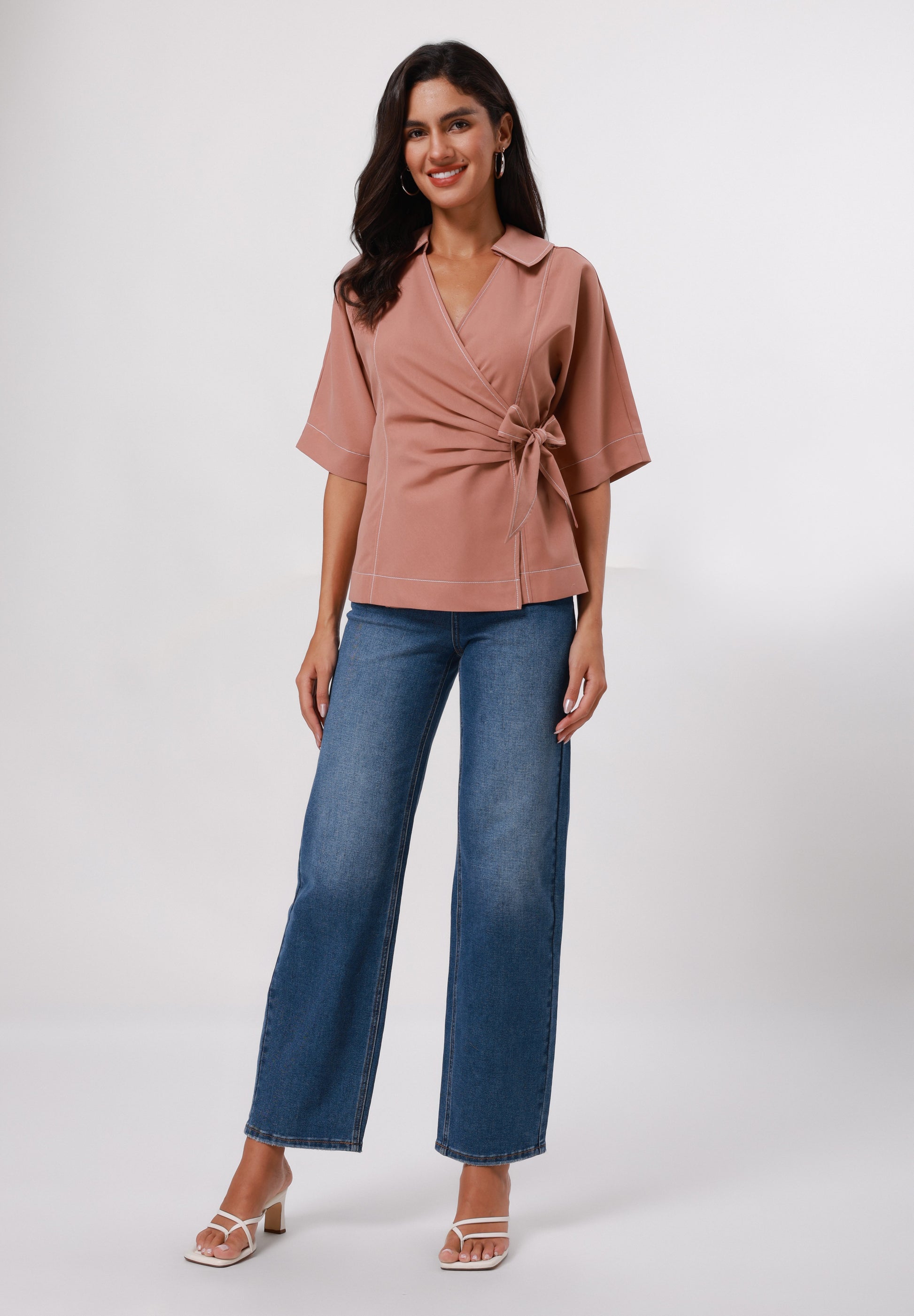 Anna Field Blouse - Nude