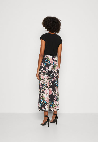 Anna Field Jumpsuit - Black/Multi-Coloured