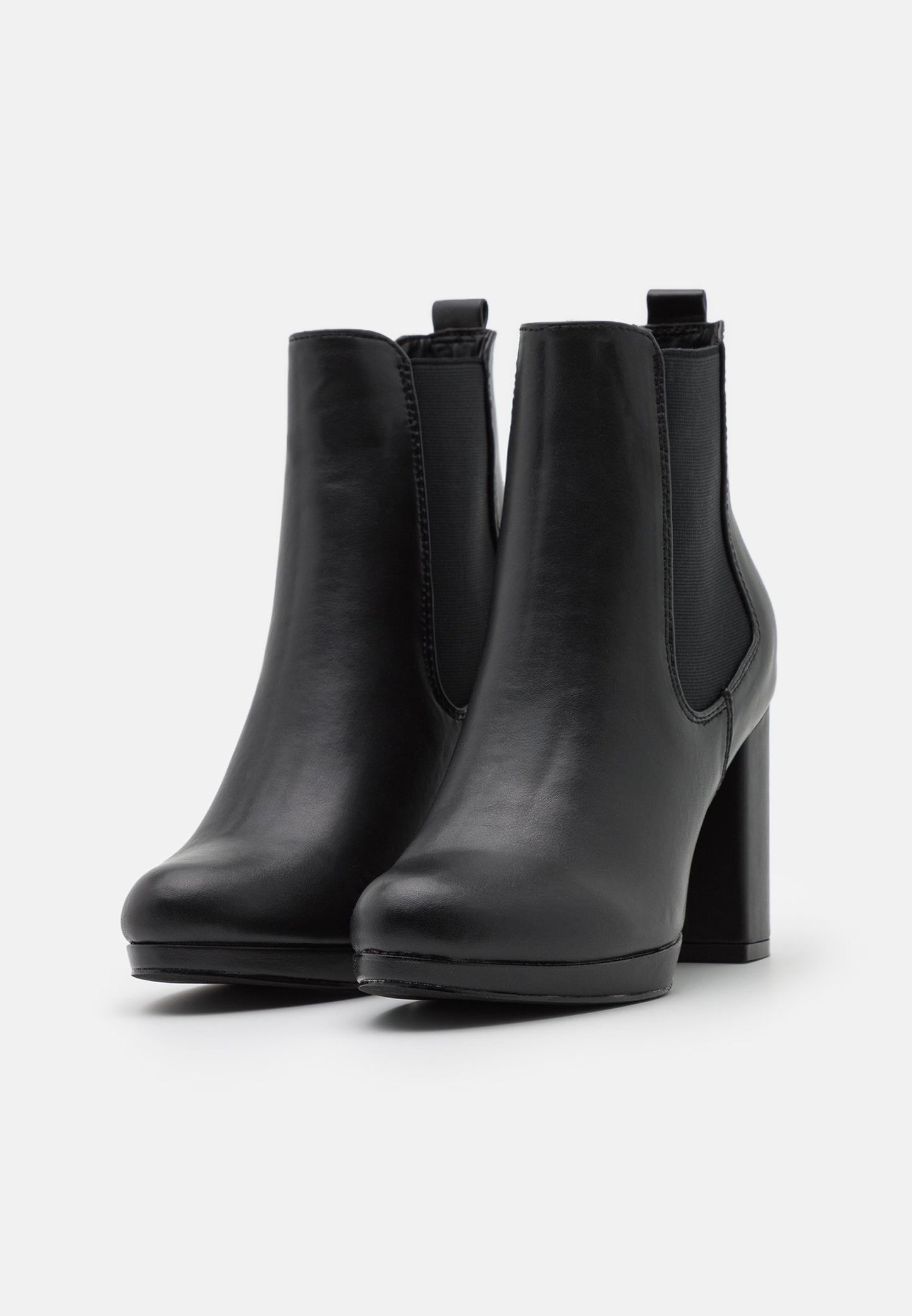 Anna Field High Heeled Ankle Boots - Black
