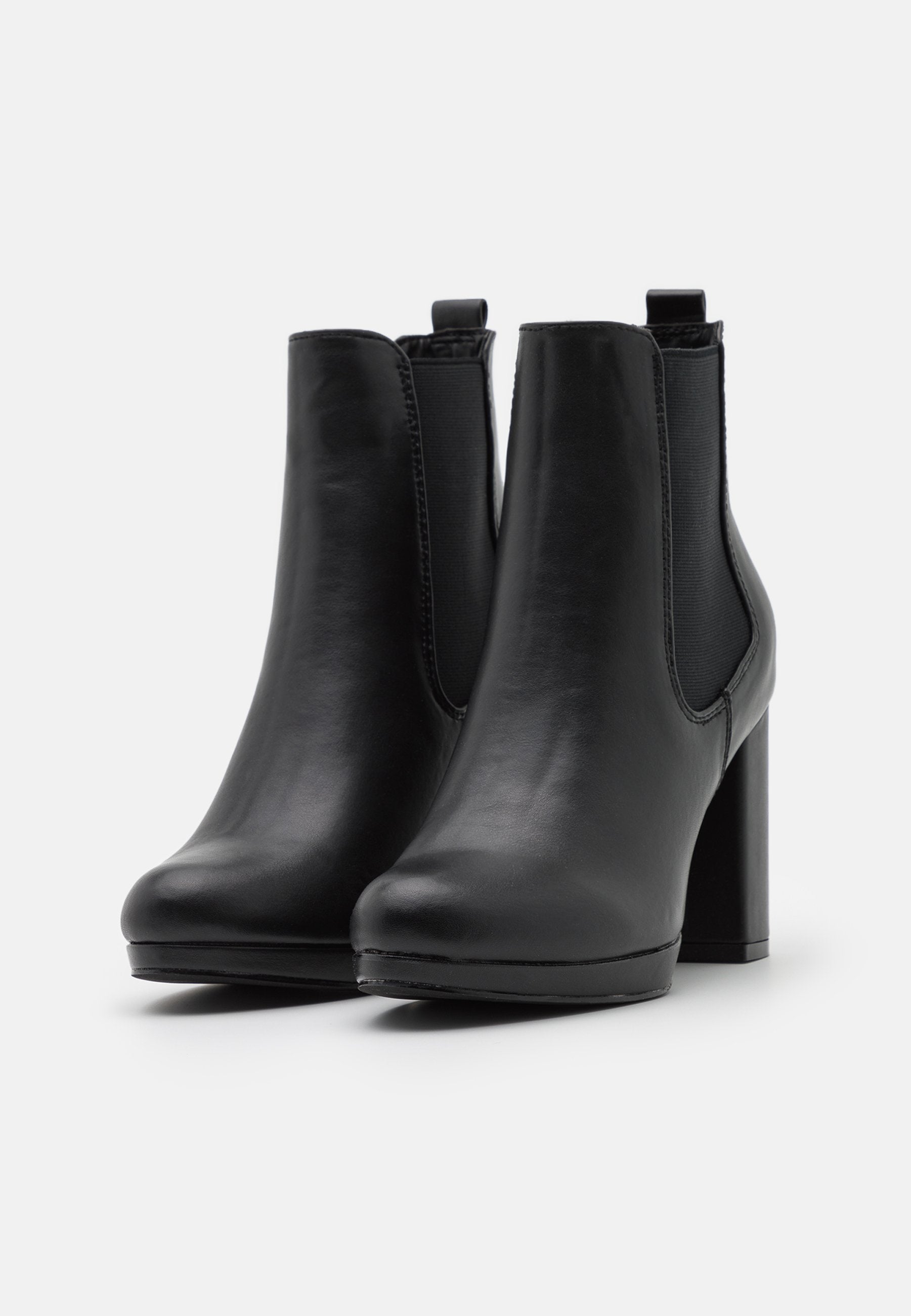 Anna Field High Heeled Ankle Boots - Black