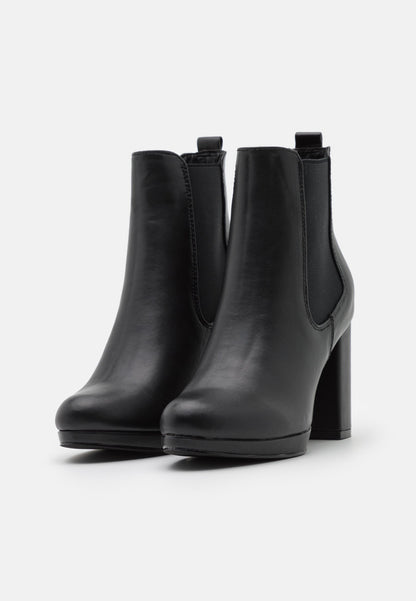 Anna Field High Heeled Ankle Boots - Black