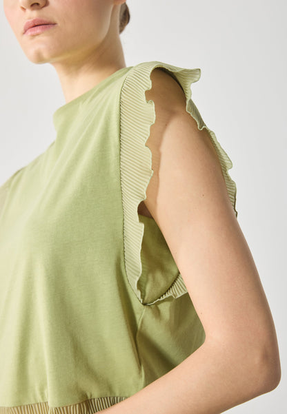 Anna Field Print T-shirt - Sage
