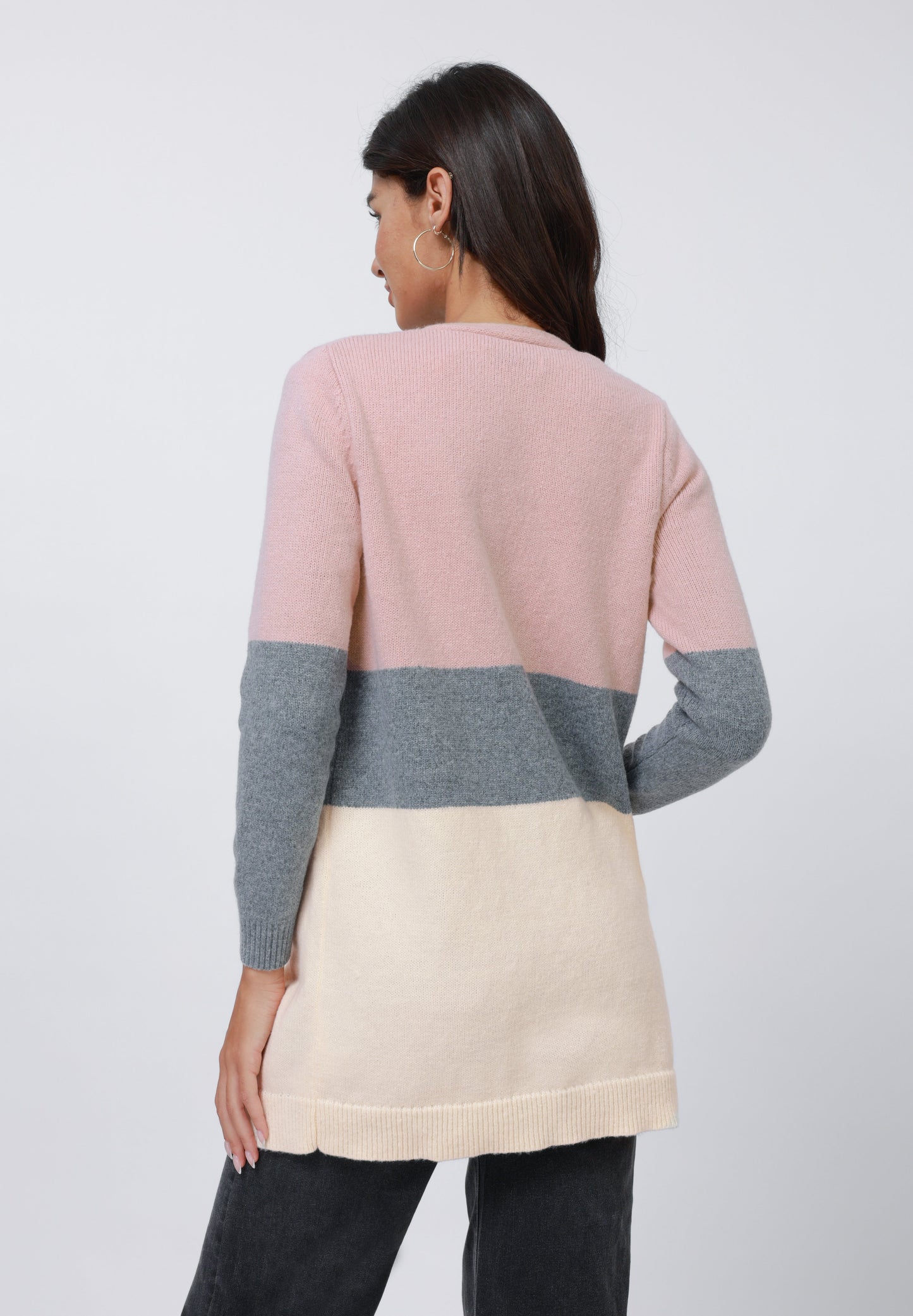 Anna Field Cardigan - Purple/grey/ercu
