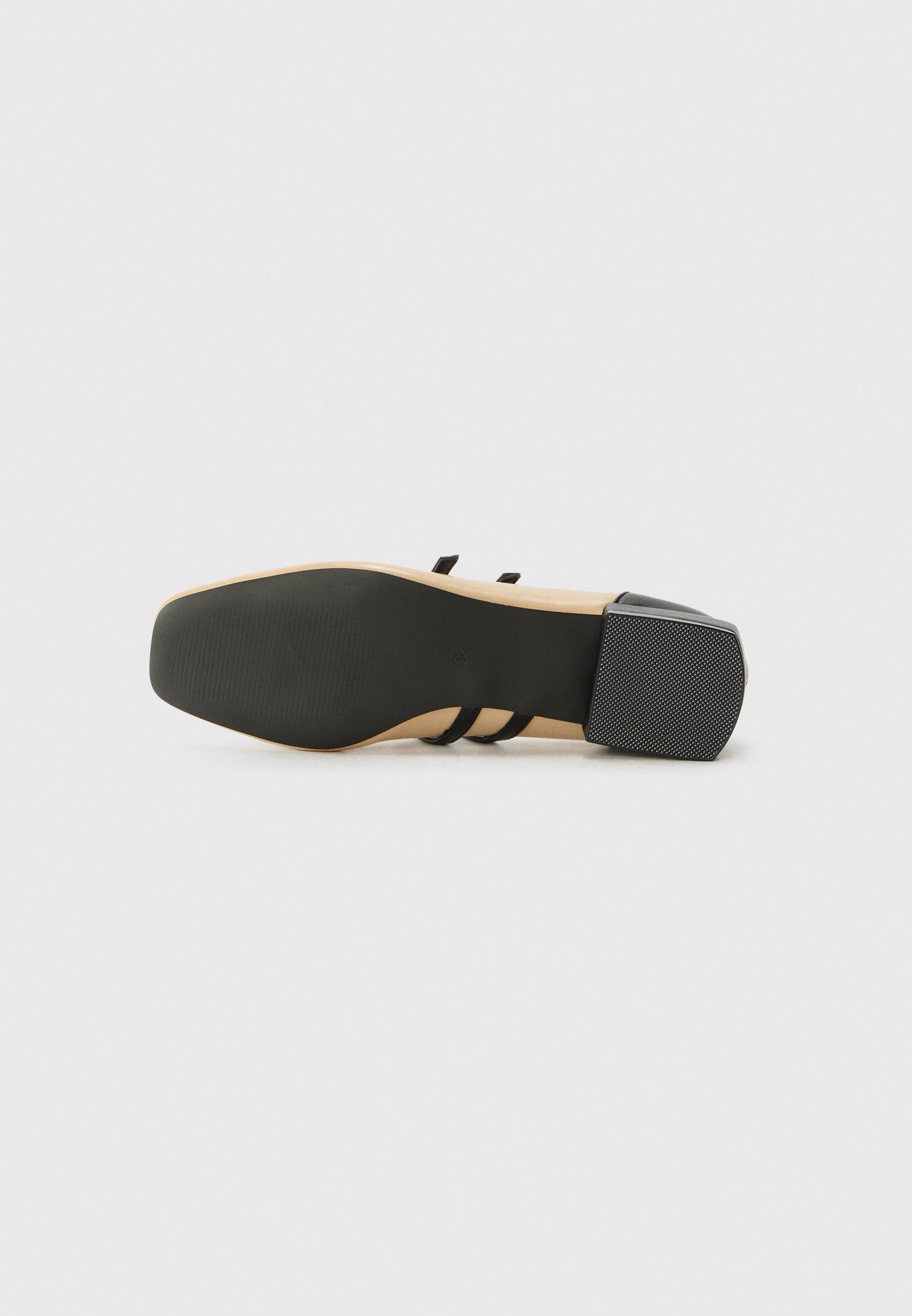 Anna Field Ballet Pumps - Beige/black