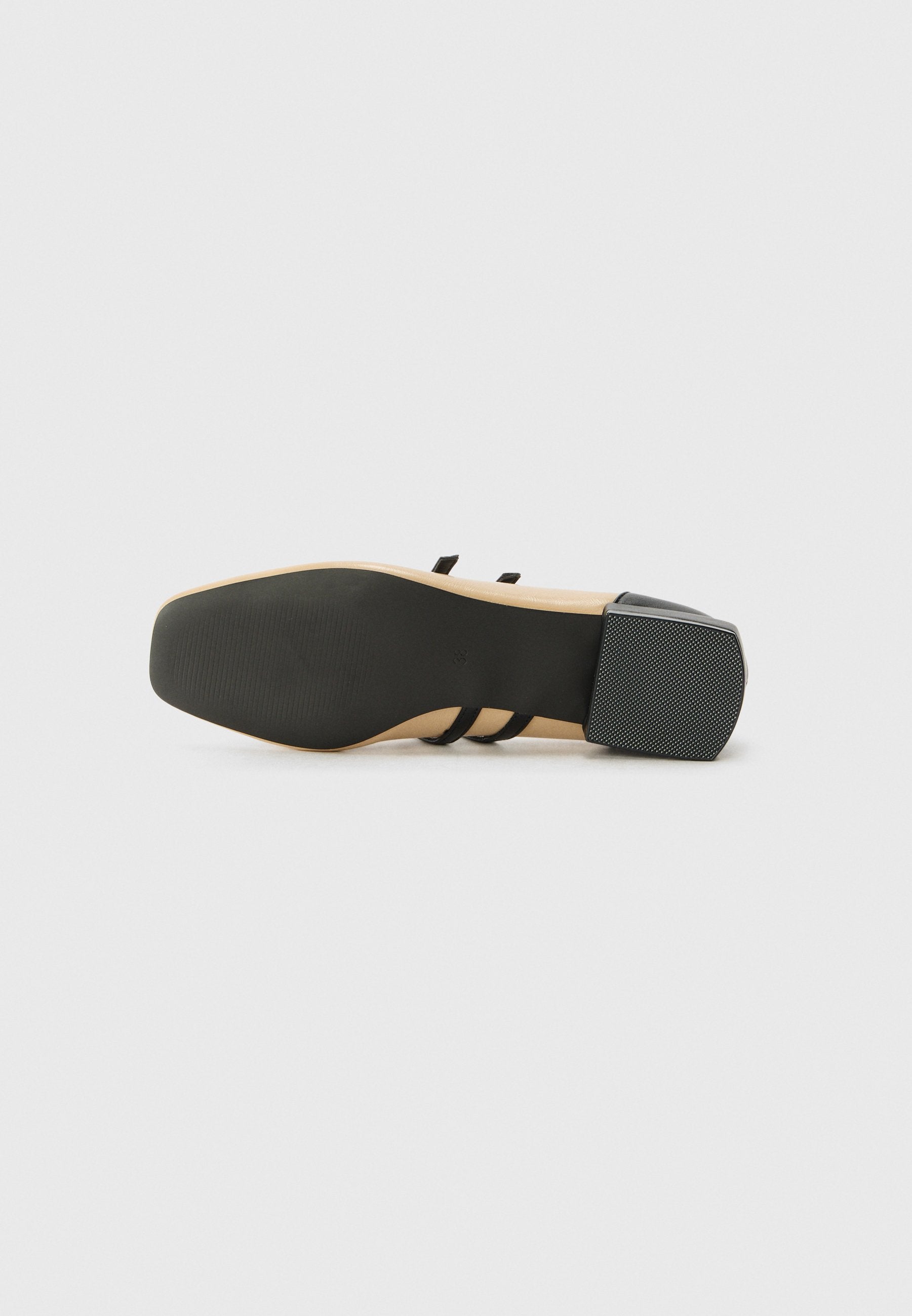 Anna Field Ballet Pumps - Beige/black