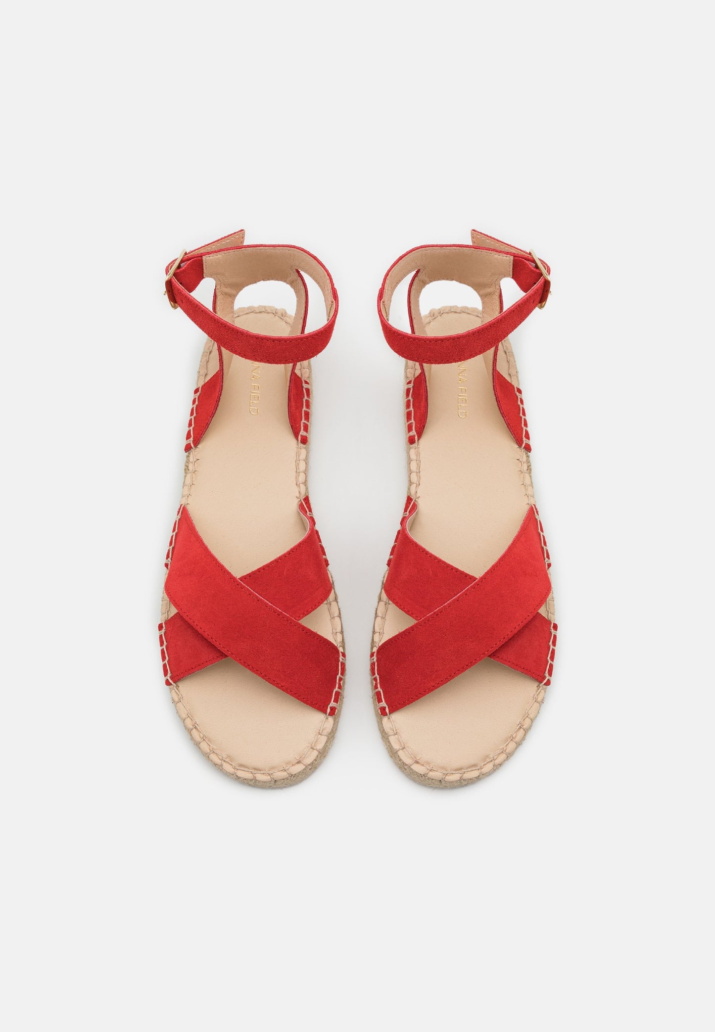 Anna Field Leather - Platform Sandals - Red
