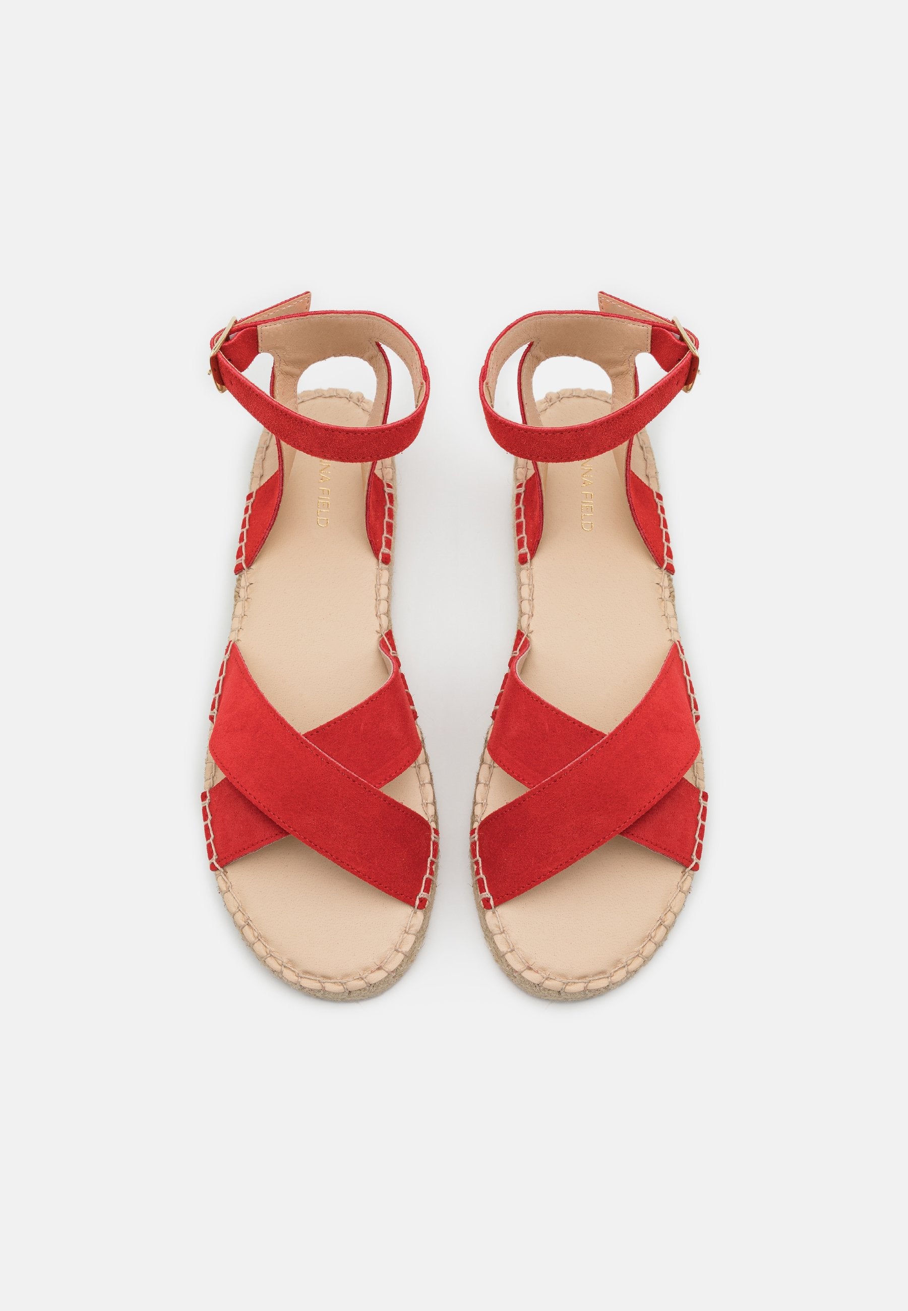 Anna Field Leather - Platform Sandals - Red