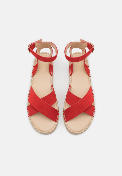Anna Field Leather - Platform Sandals - Red